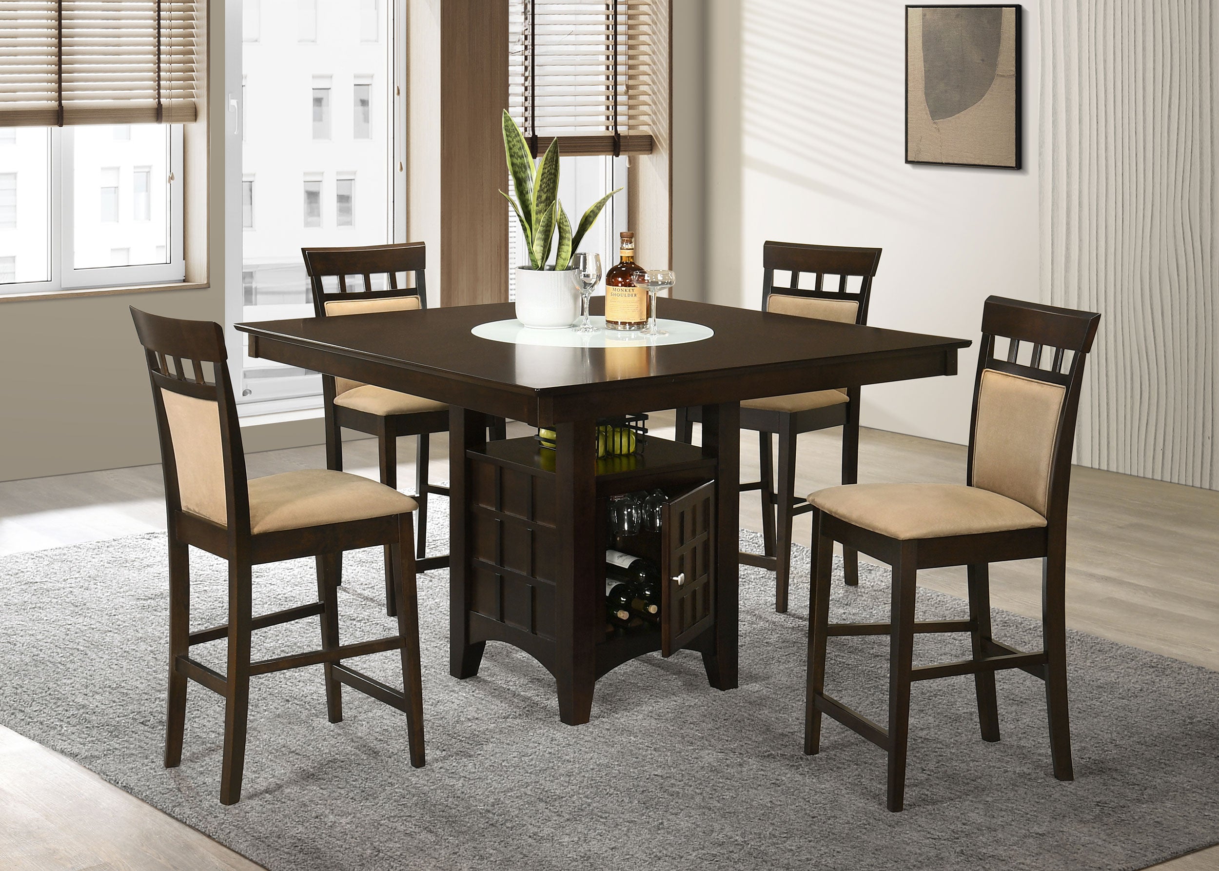 Gabriel Counter Height Dining Set - Ideal Furniture (Fresno,CA)