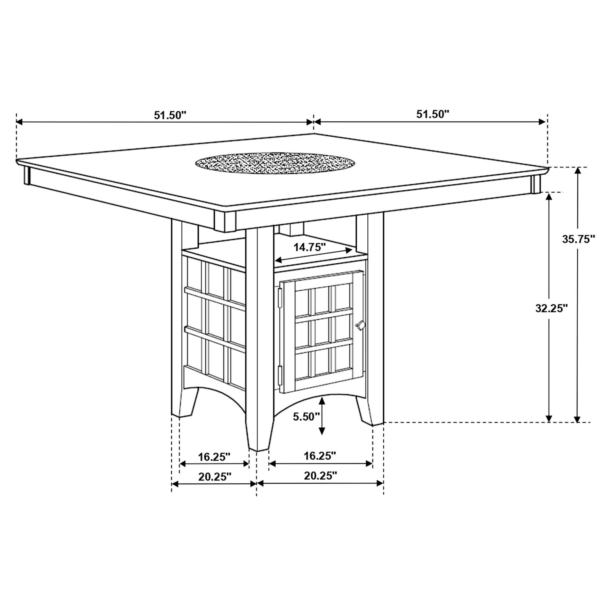 Gabriel Counter Height Dining Set - Ideal Furniture (Fresno,CA)