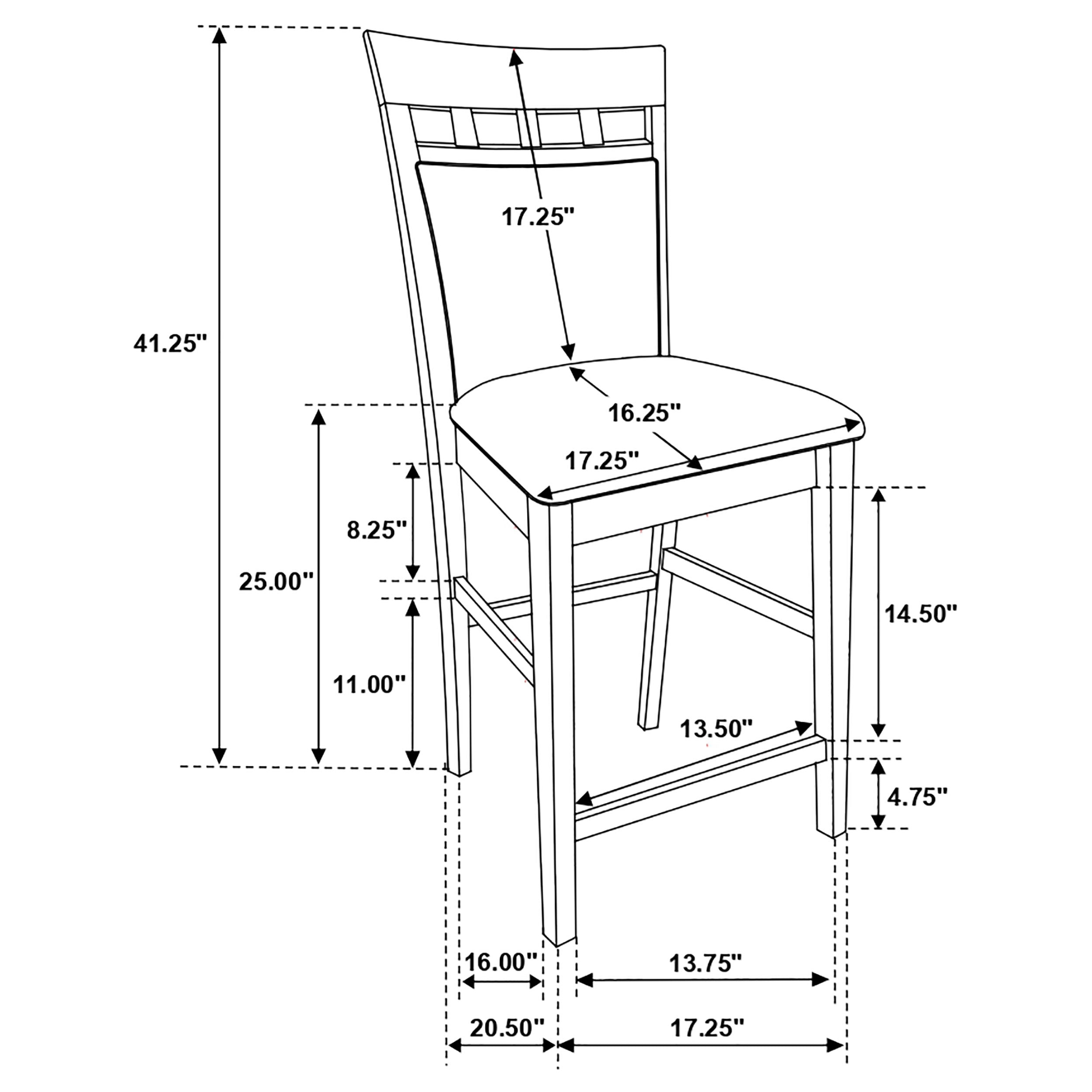 Gabriel Counter Height Dining Set - Ideal Furniture (Fresno,CA)