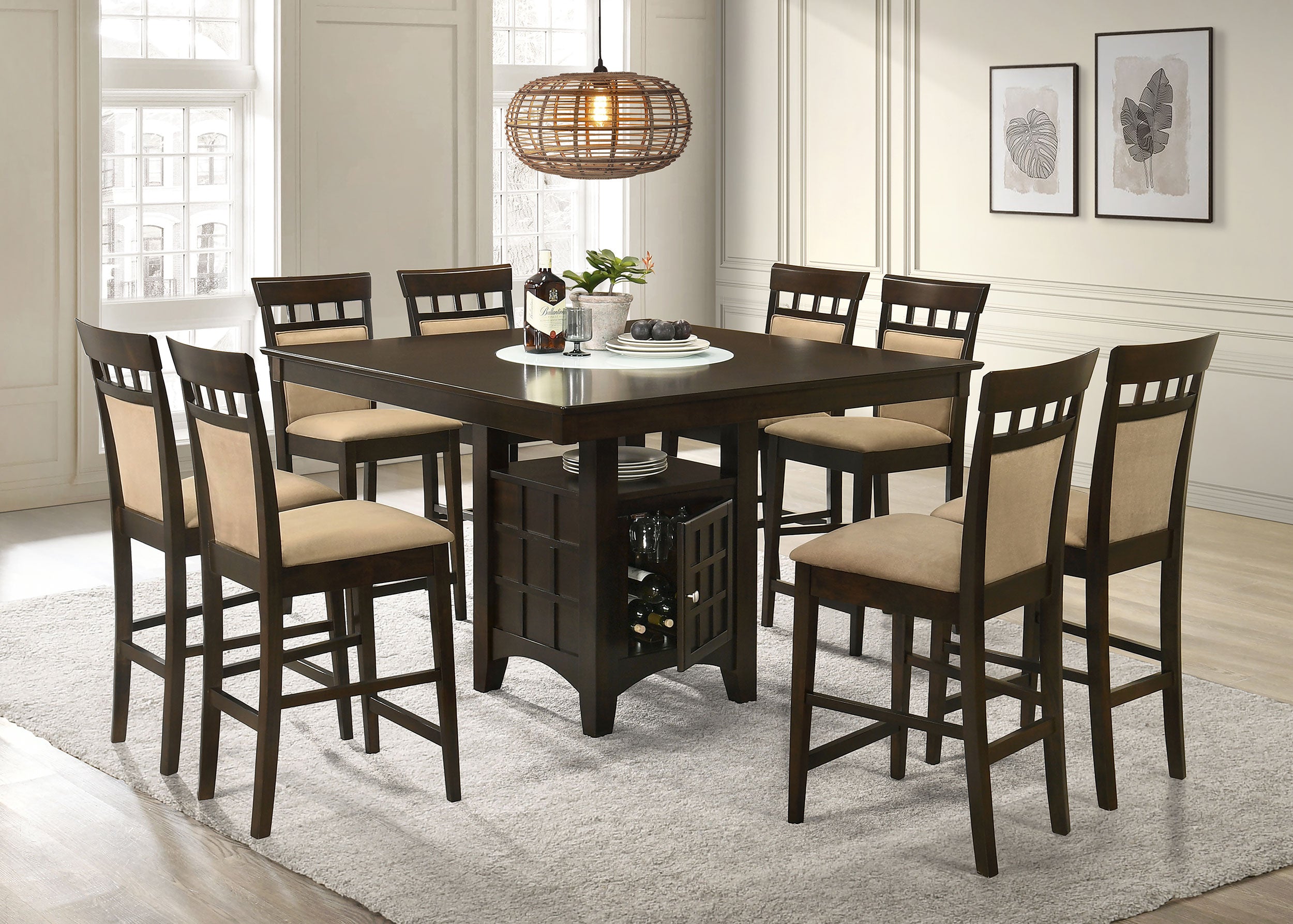 Gabriel Counter Height Dining Table - Ideal Furniture (Fresno,CA)