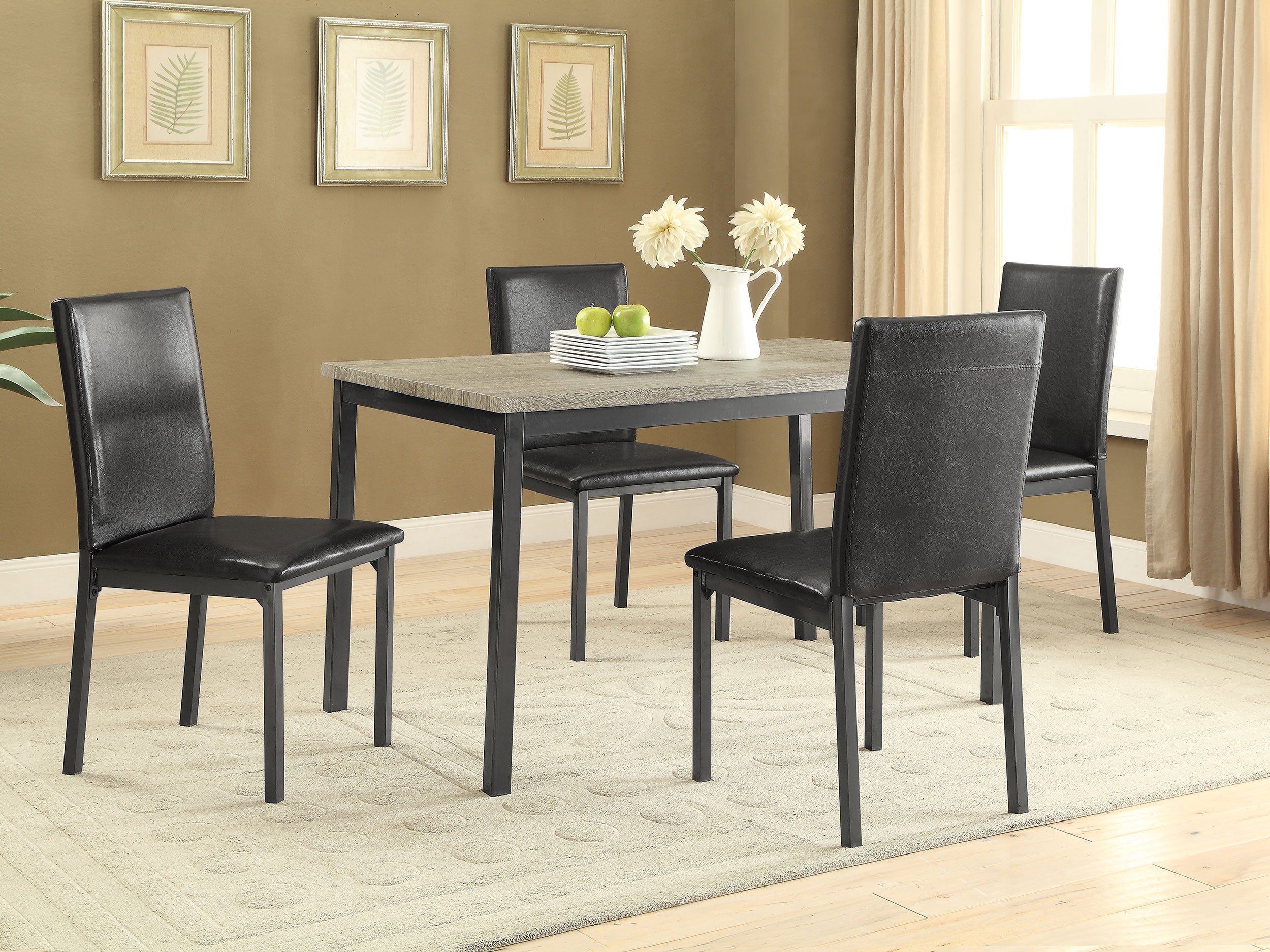 Garza Dining Set - Ideal Furniture (Fresno,CA)