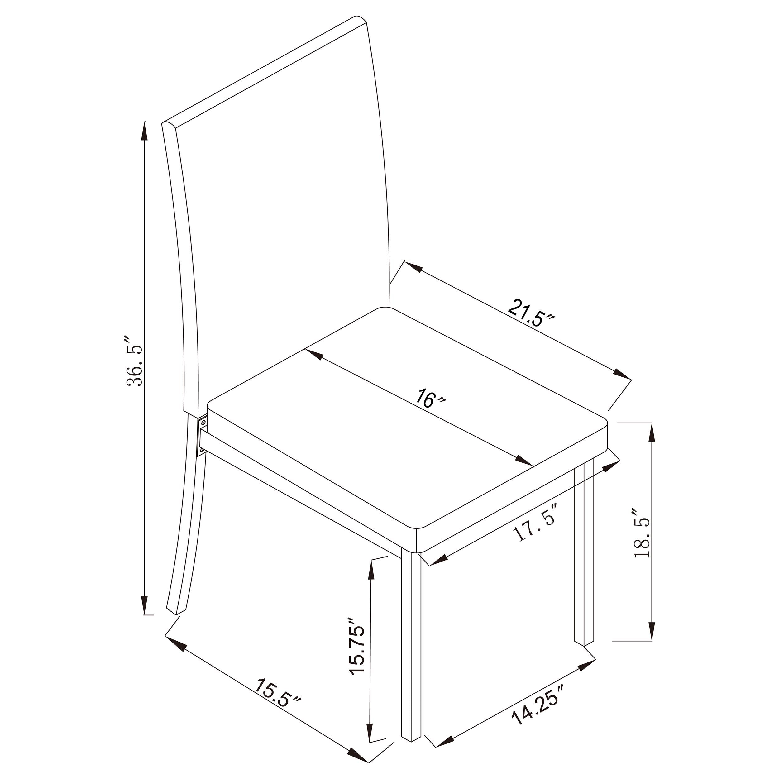 Garza Dining Side Chair - Ideal Furniture (Fresno,CA)