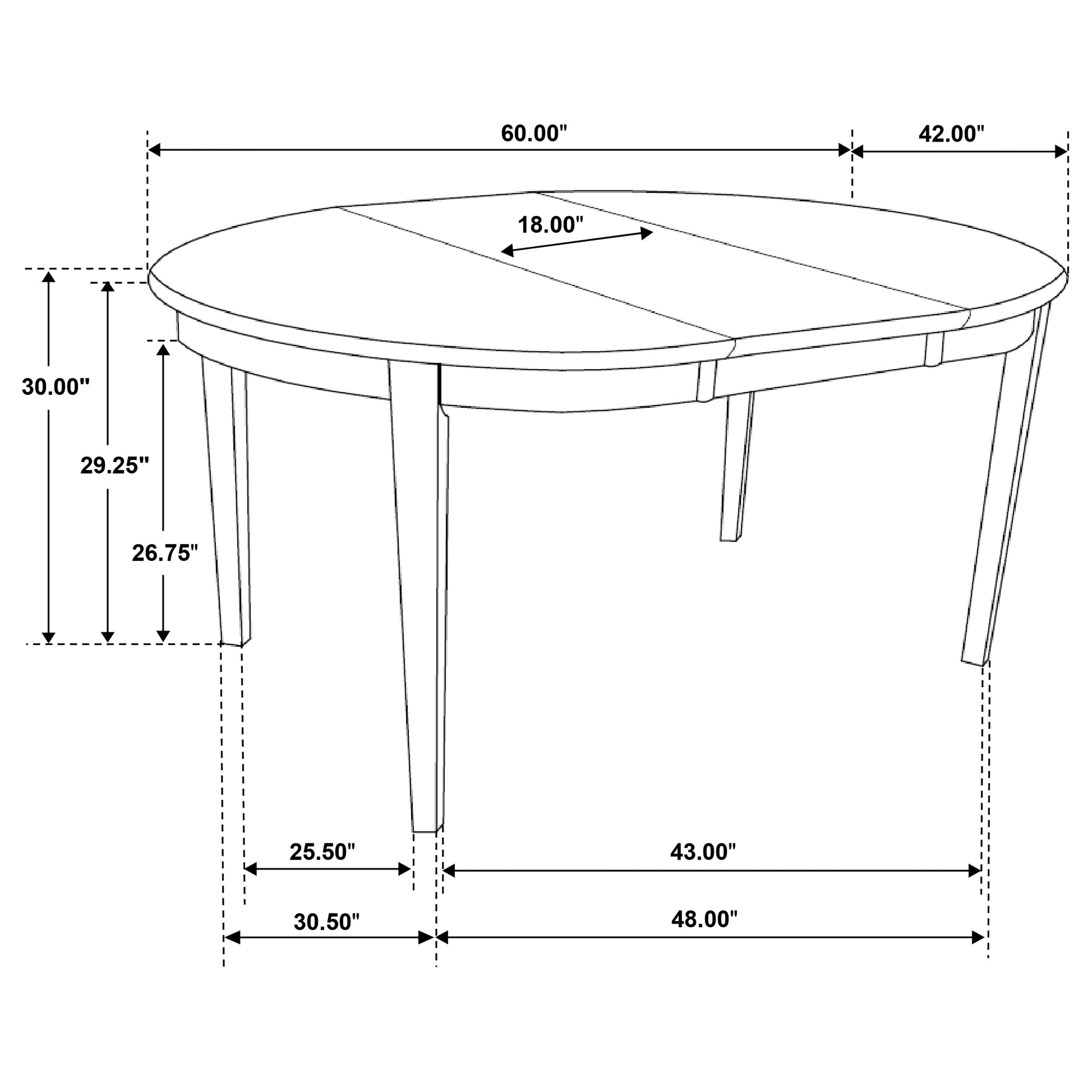 Gabriel Extension Dining Table - Ideal Furniture (Fresno,CA)