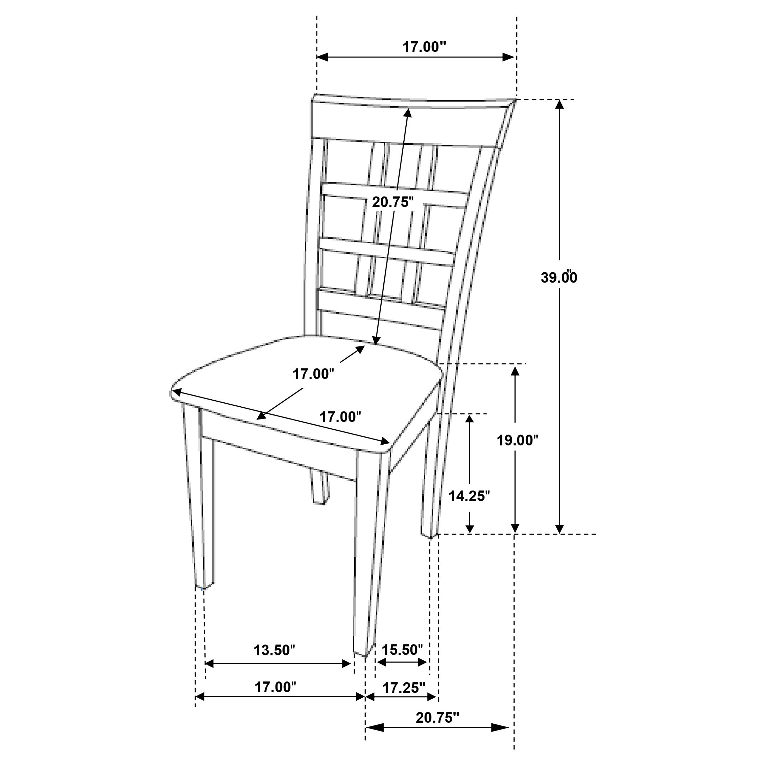 Gabriel Dining Side Chair - Ideal Furniture (Fresno,CA)