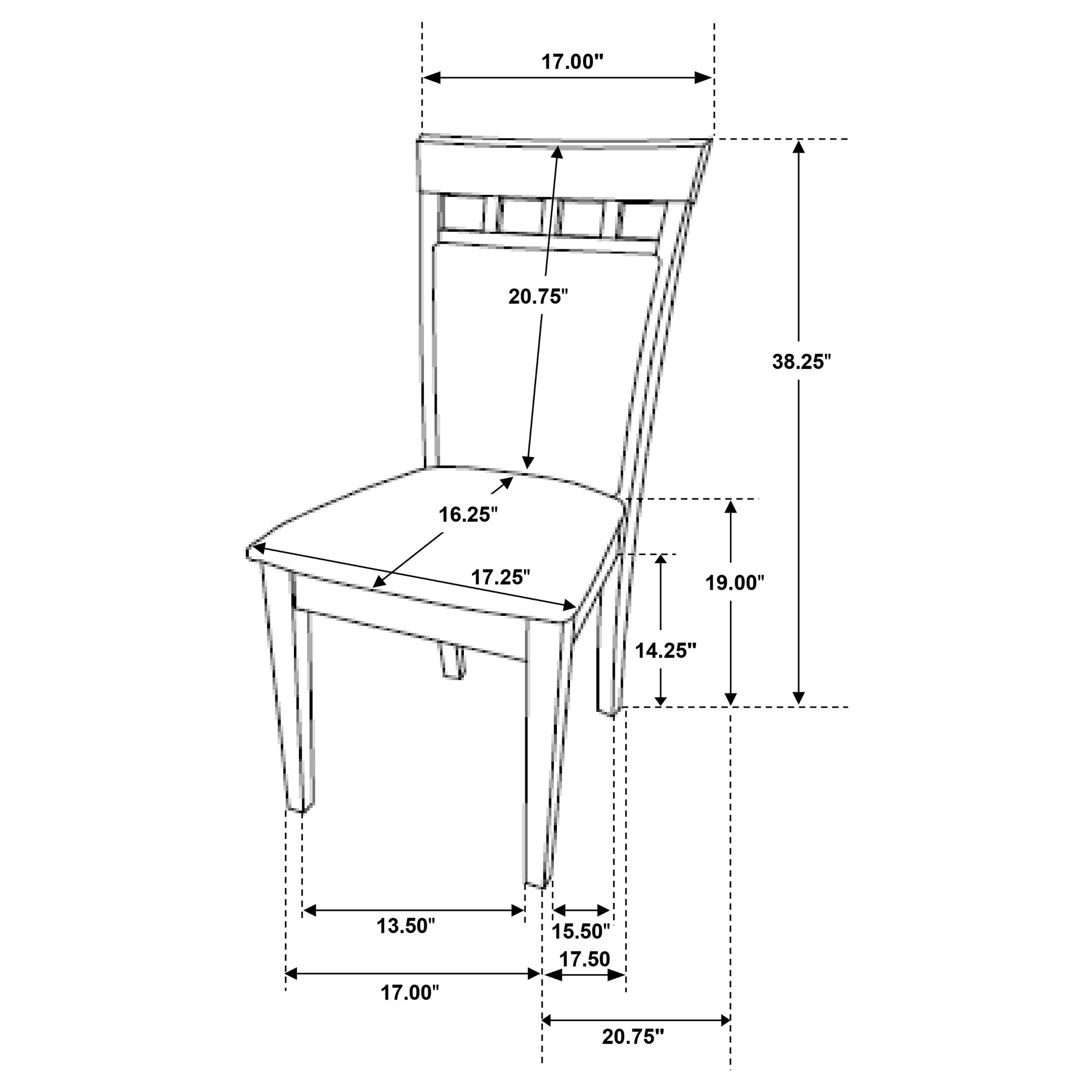 Gabriel Dining Side Chair - Ideal Furniture (Fresno,CA)