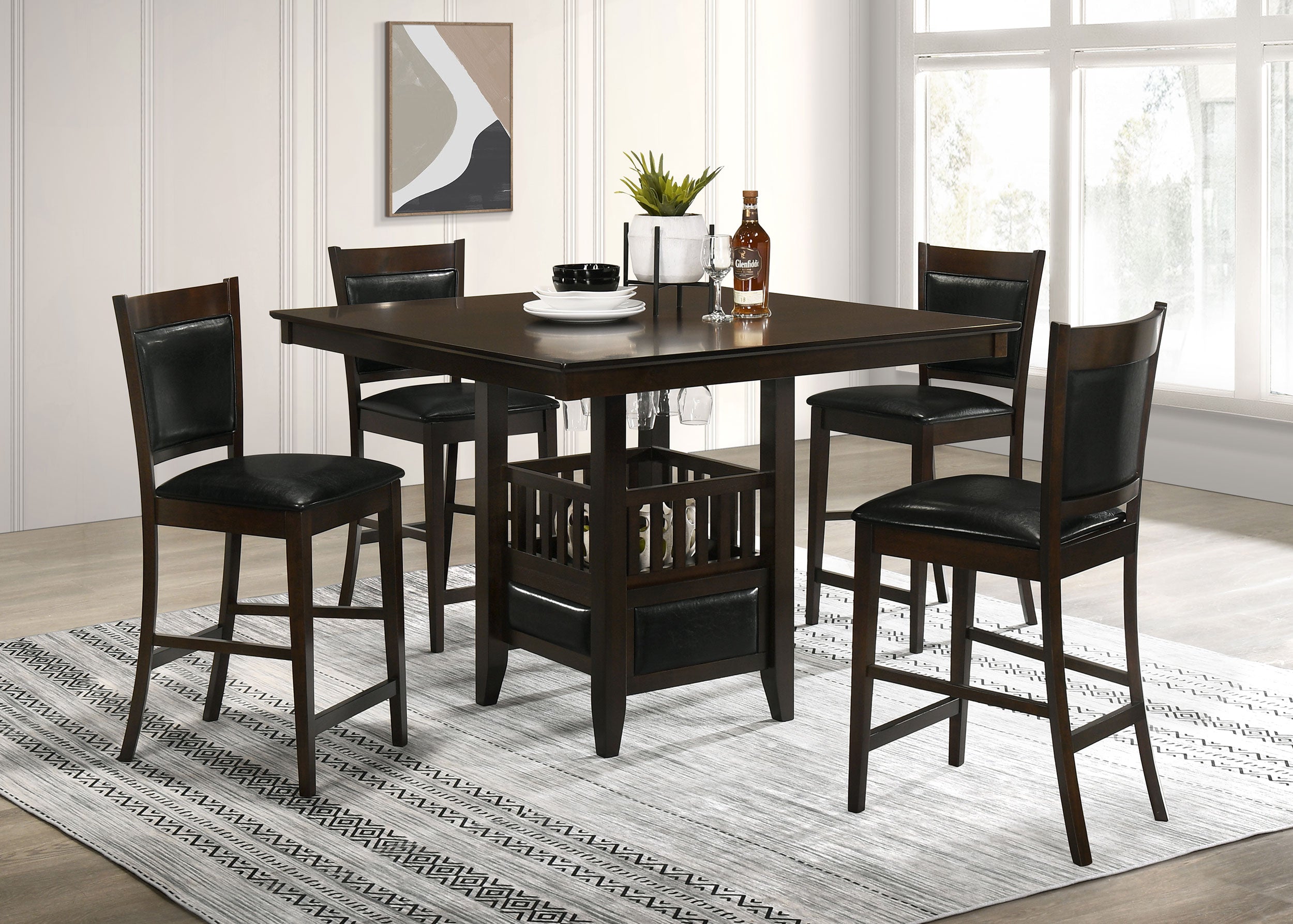 Jaden Counter Height Dining Set - Ideal Furniture (Fresno,CA)