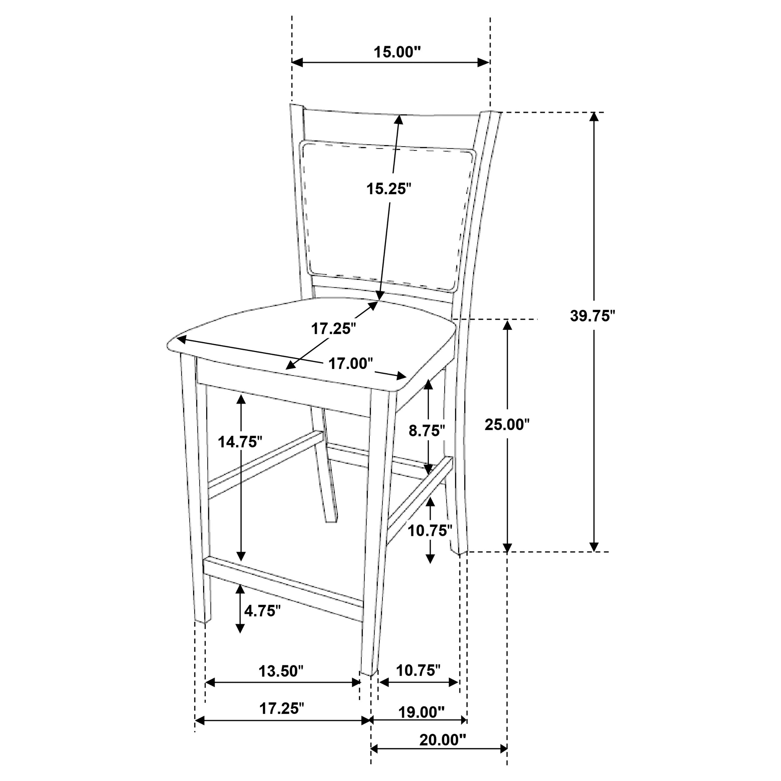 Jaden Counter Chair - Ideal Furniture (Fresno,CA)