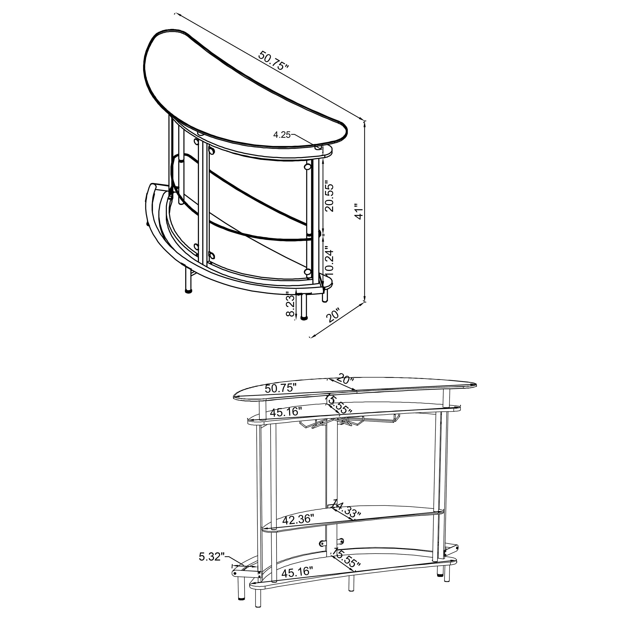 Amarillo Home Bar - Ideal Furniture (Fresno,CA)
