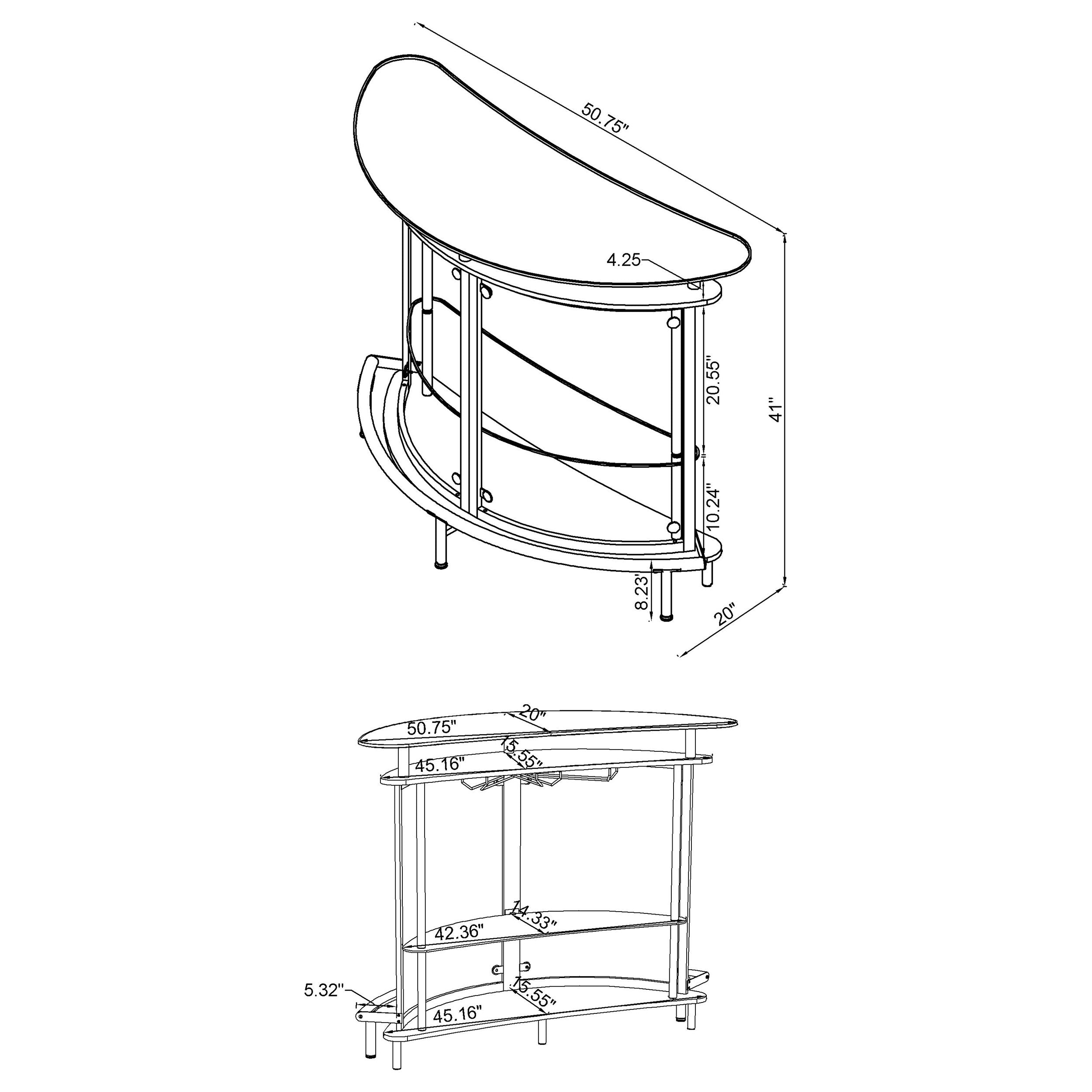 Amarillo Home Bar - Ideal Furniture (Fresno,CA)