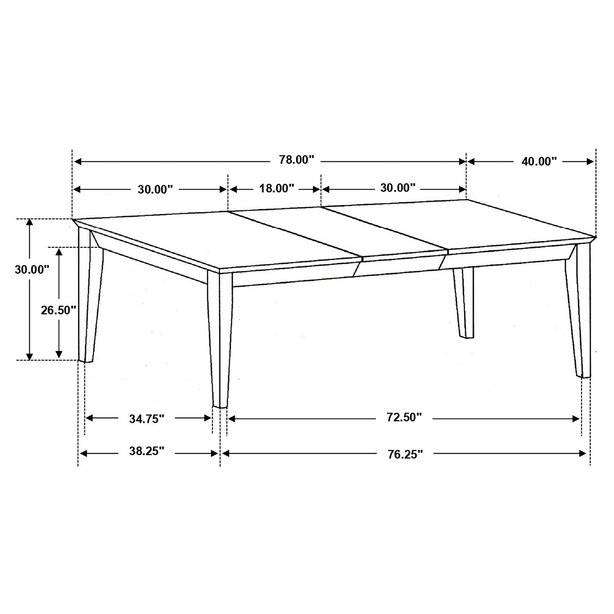 Louise Extension Dining Table - Ideal Furniture (Fresno,CA)