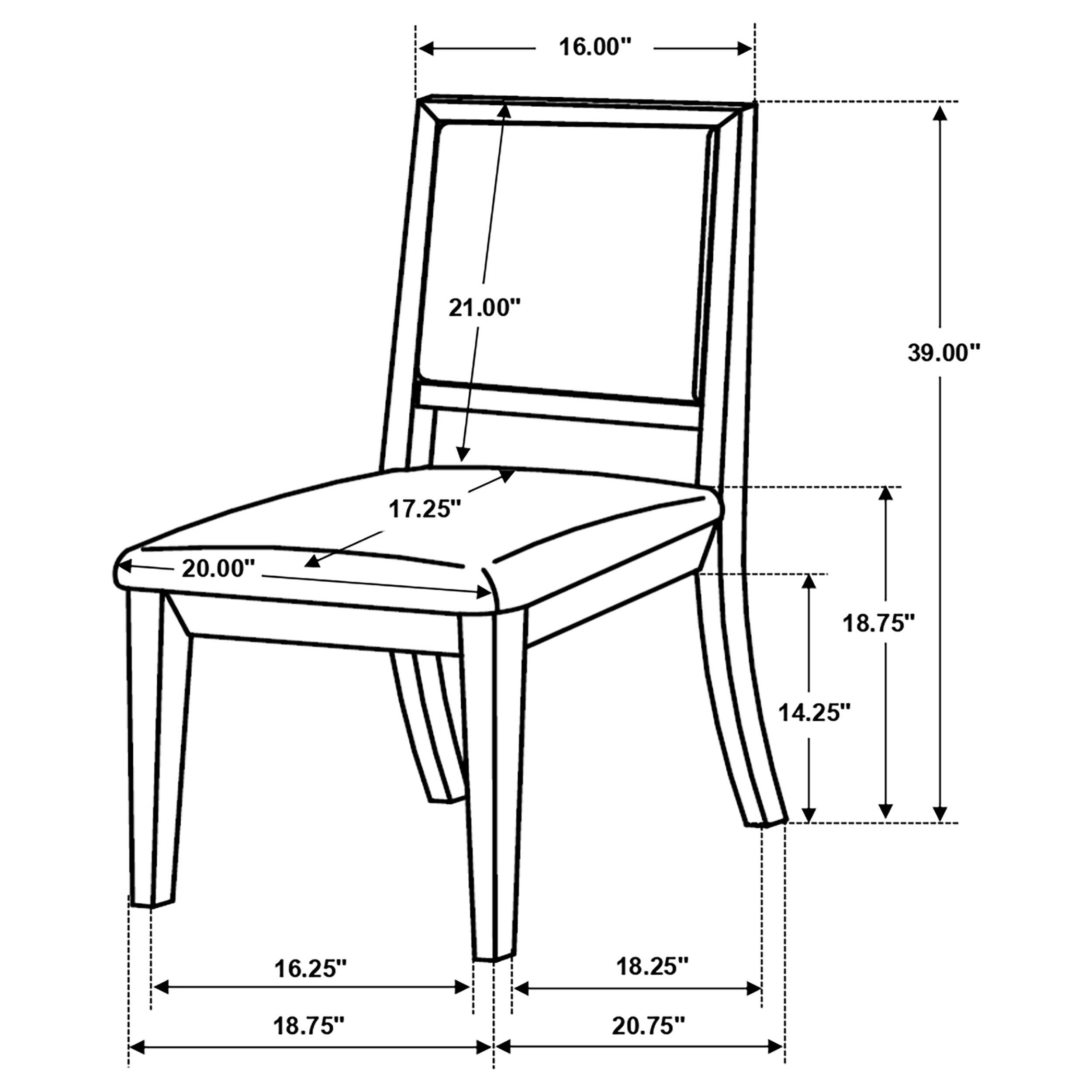 Louise Dining Side Chair - Ideal Furniture (Fresno,CA)