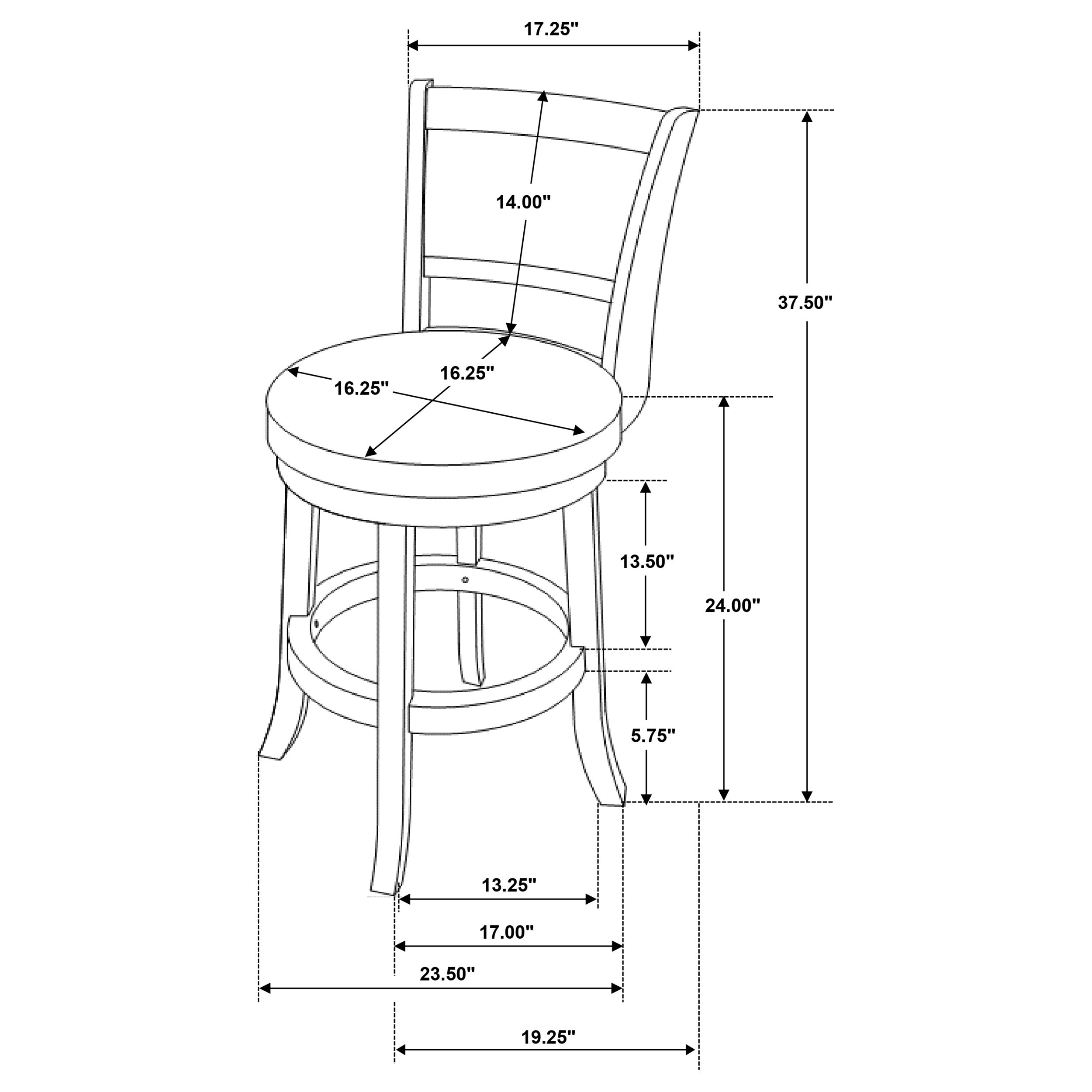 Broxton Swivel Counter Chair - Ideal Furniture (Fresno,CA)