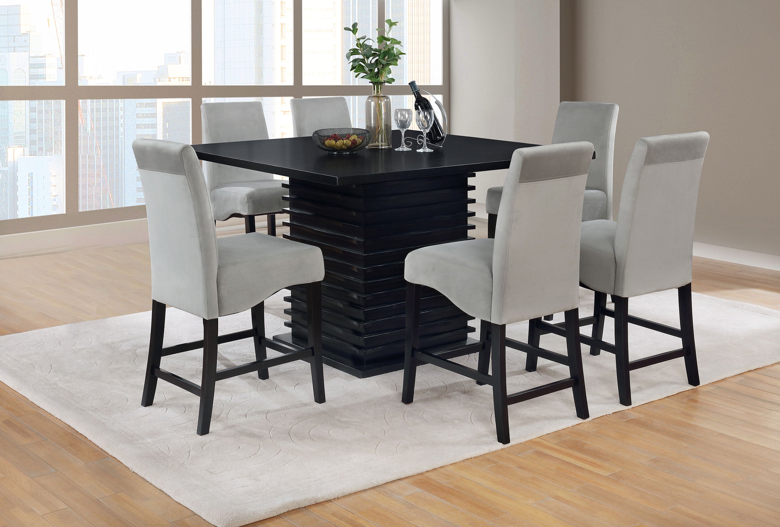 Stanton Counter Height Dining Set - Ideal Furniture (Fresno,CA)
