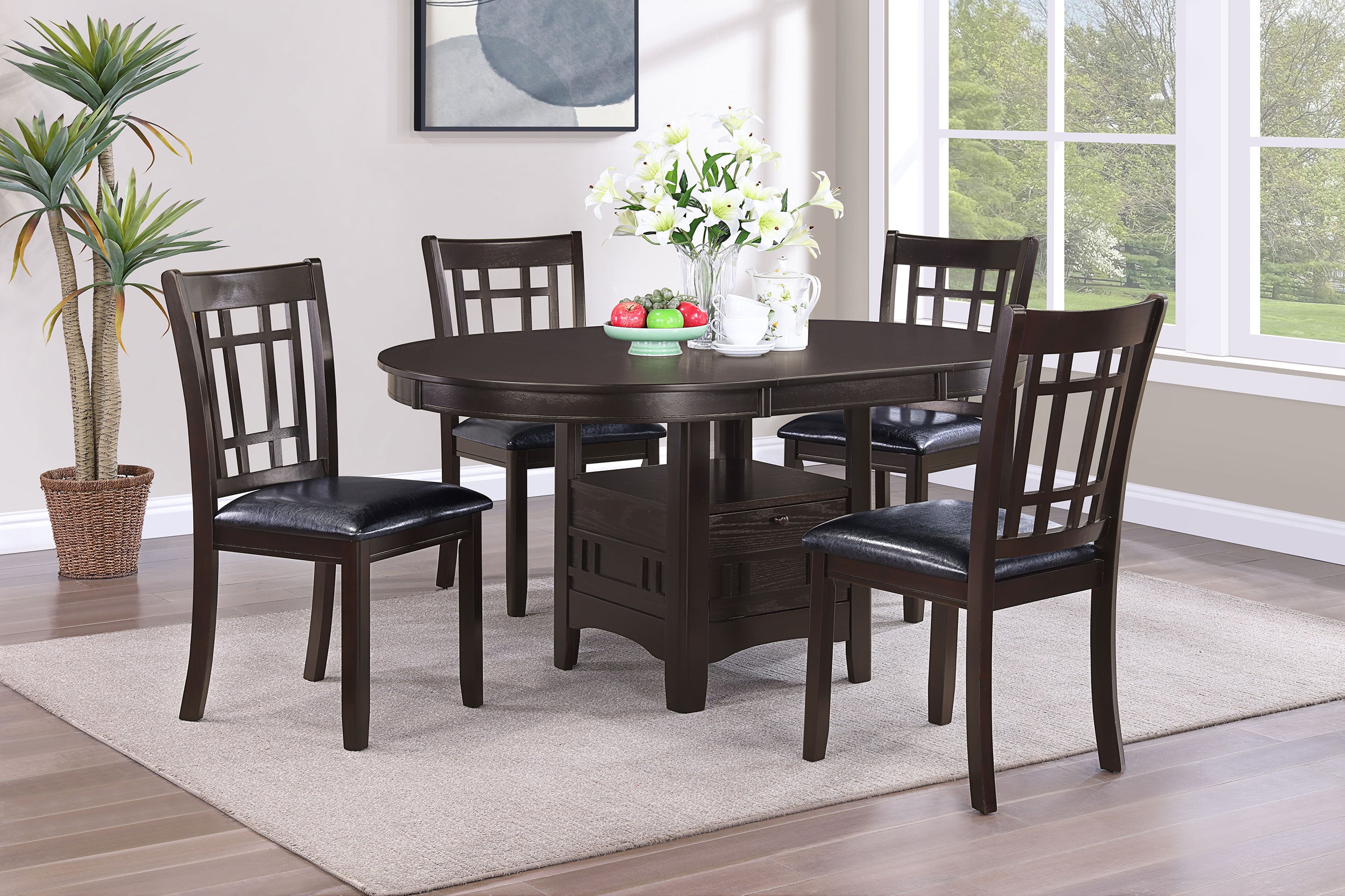 Lavon Extension Dining Table - Ideal Furniture (Fresno,CA)