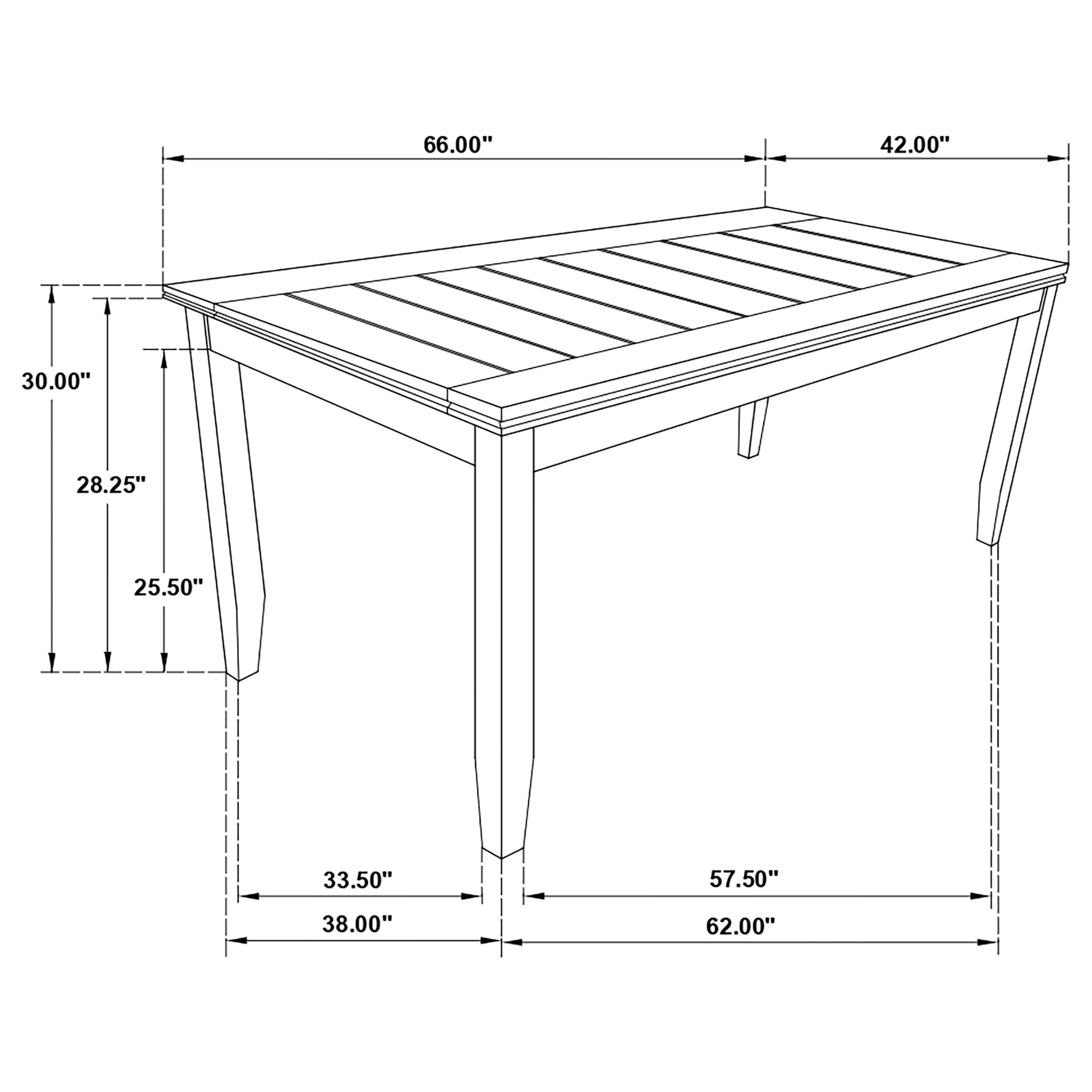 Dalila Dining Table - Ideal Furniture (Fresno,CA)