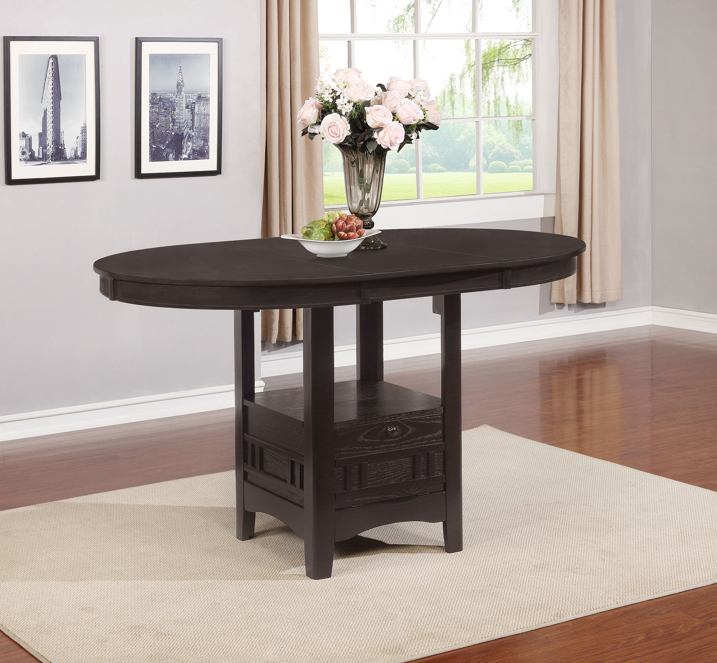 Lavon Counter Height Extension Dining Table - Ideal Furniture (Fresno,CA)