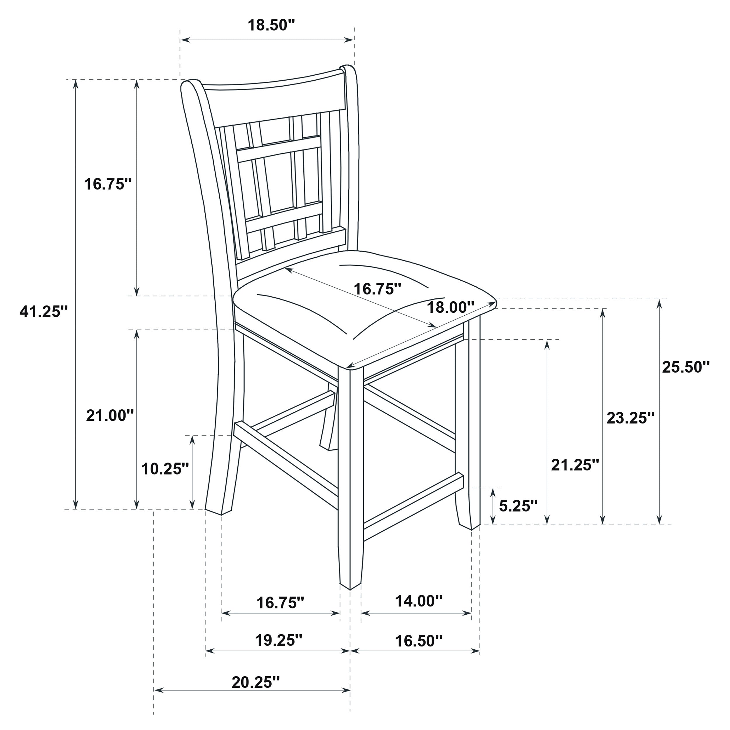 Lavon Counter Height Dining Set - Ideal Furniture (Fresno,CA)