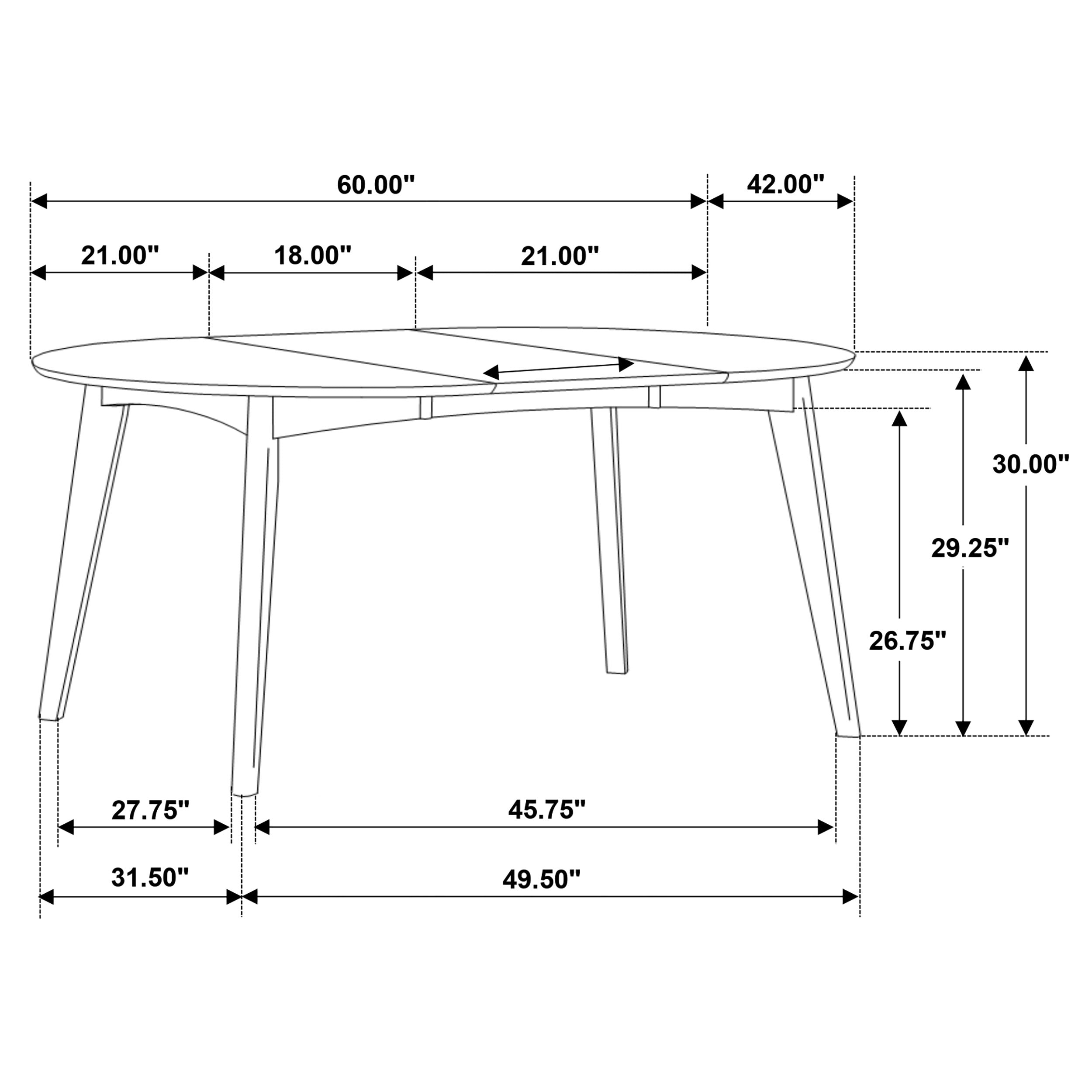 Jedda Extension Dining Table - Ideal Furniture (Fresno,CA)