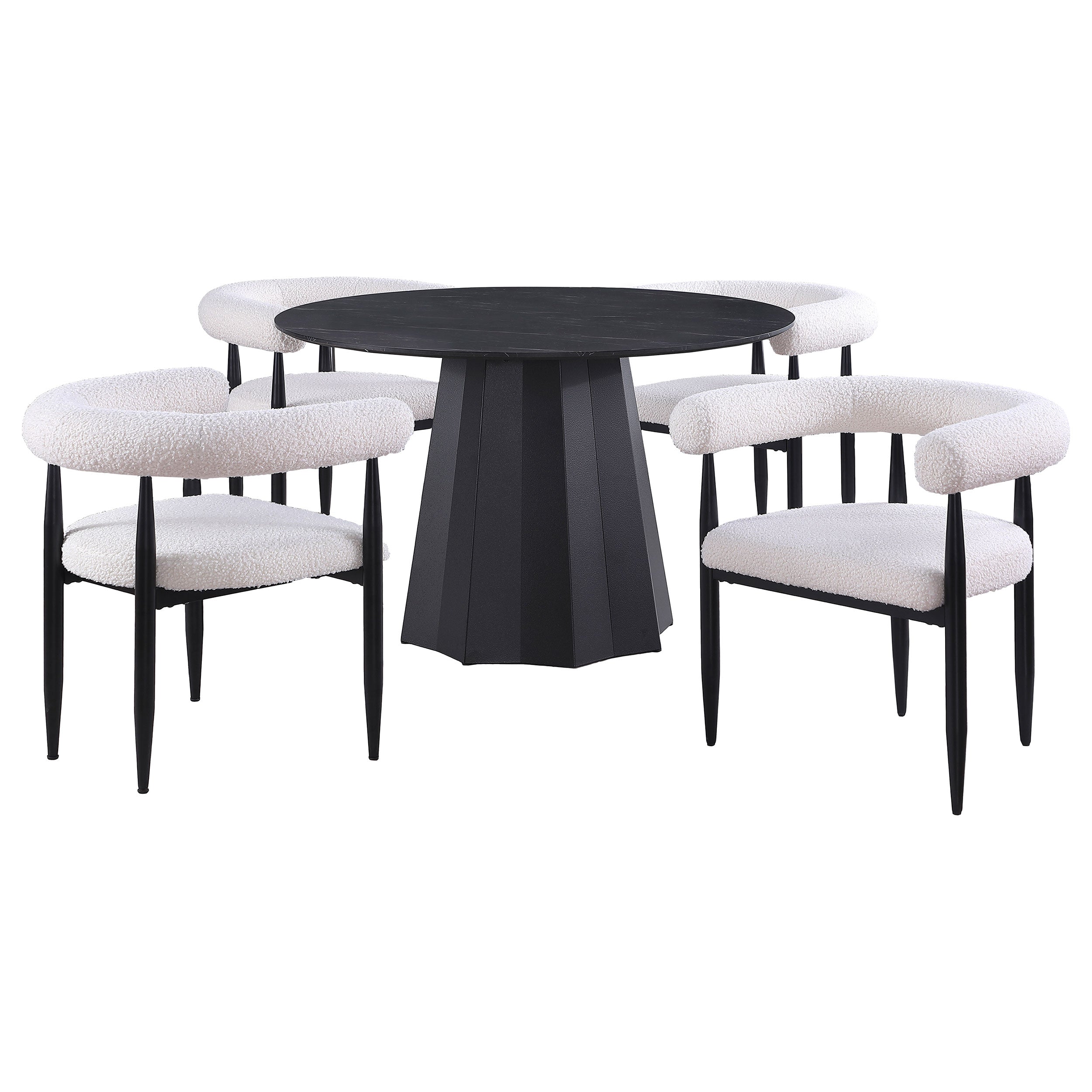 Camden 5 Pc Dining Set - Ideal Furniture (Fresno,CA)