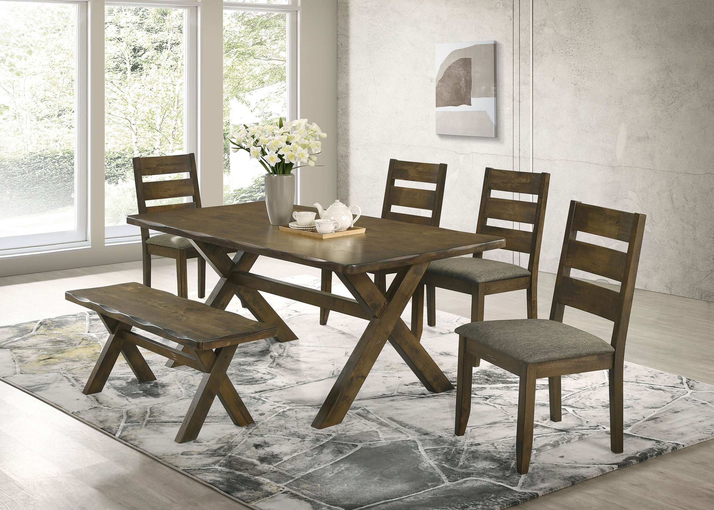 Alston Dining Set - Ideal Furniture (Fresno,CA)