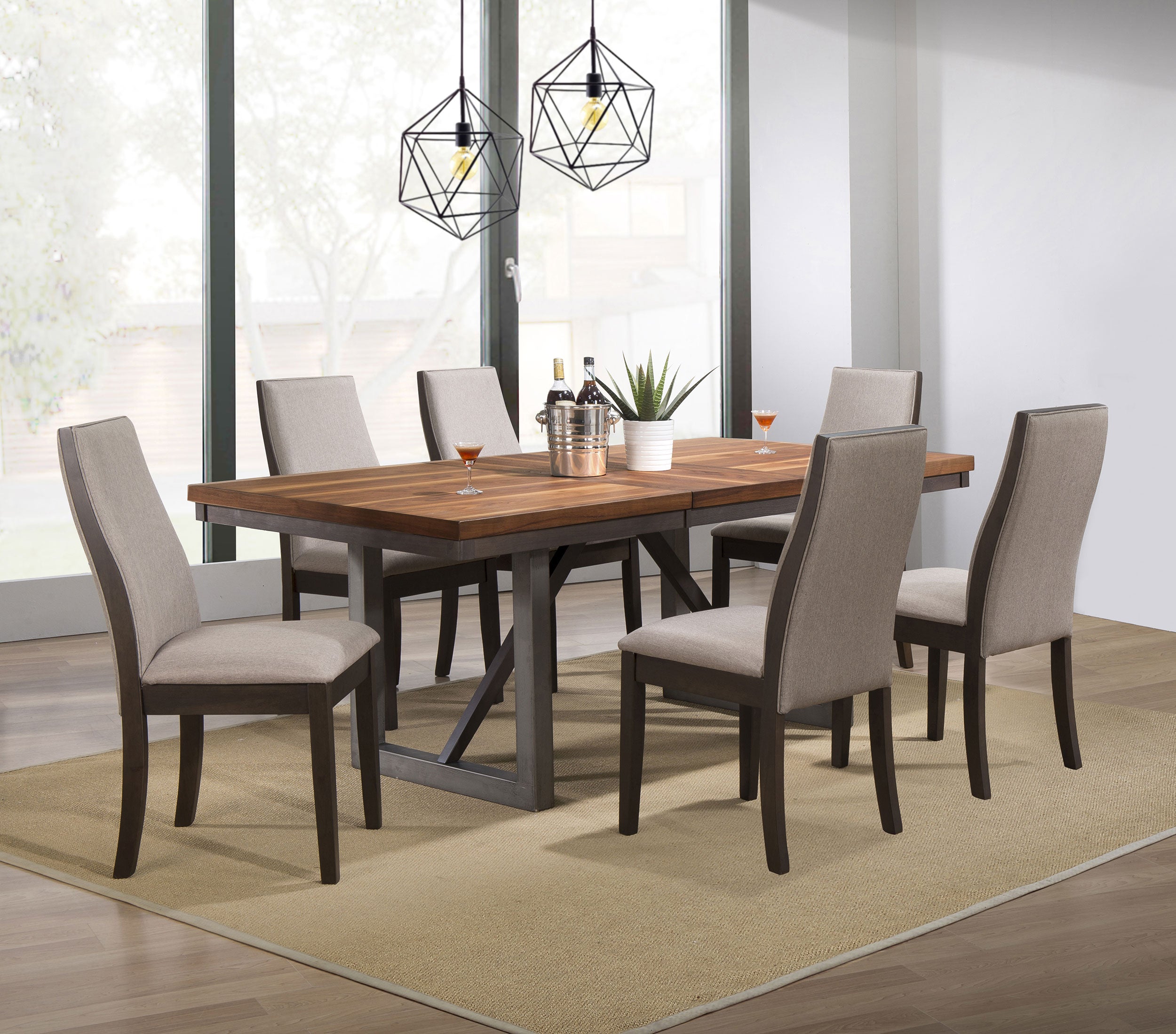 Spring Creek Dining Set - Ideal Furniture (Fresno,CA)
