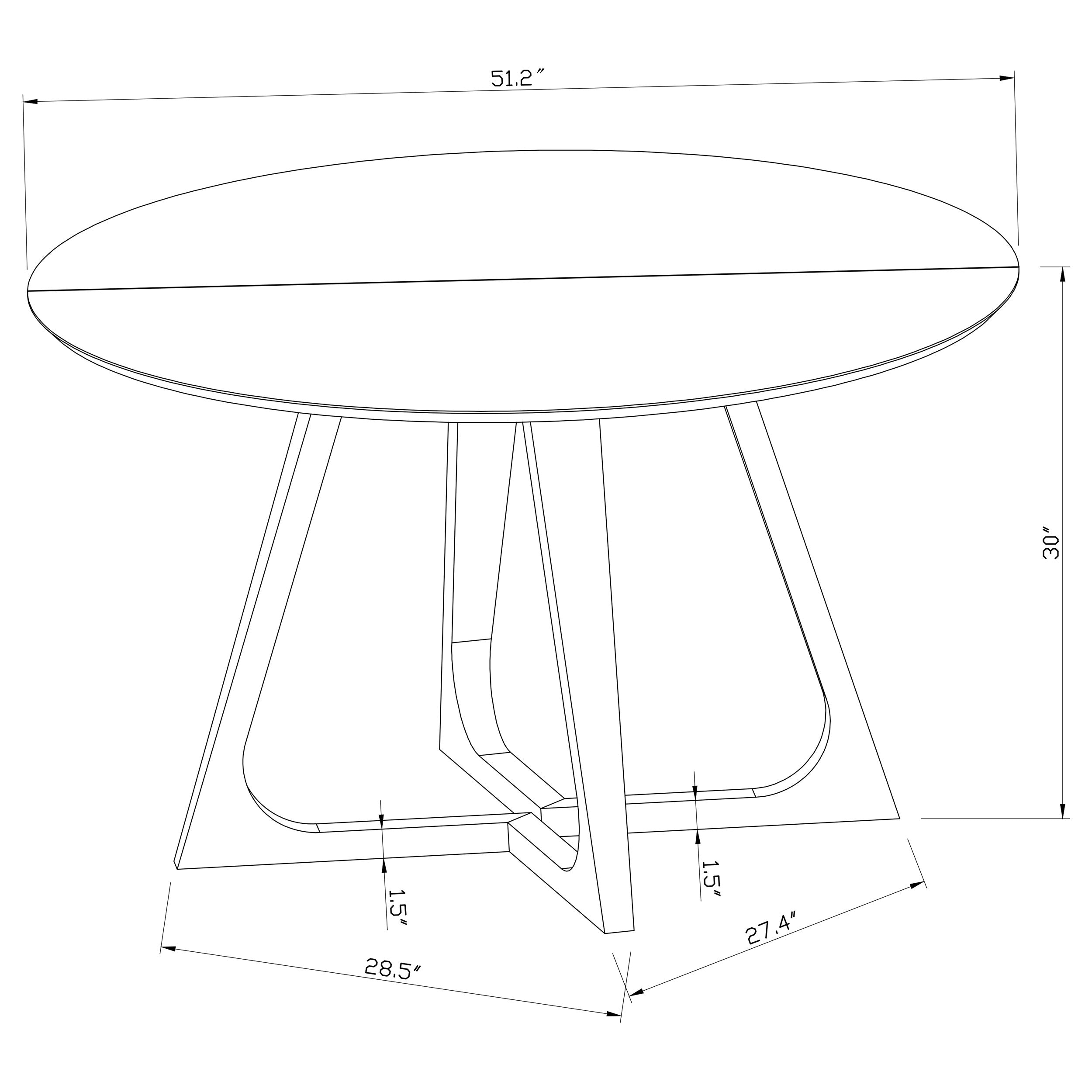 Gwynn Dining Table - Ideal Furniture (Fresno,CA)