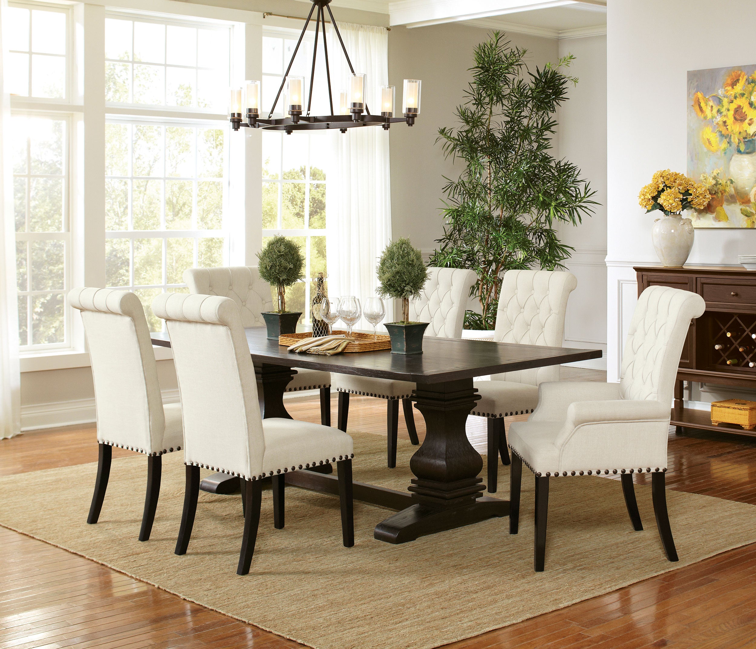 Parkins Dining Set - Ideal Furniture (Fresno,CA)