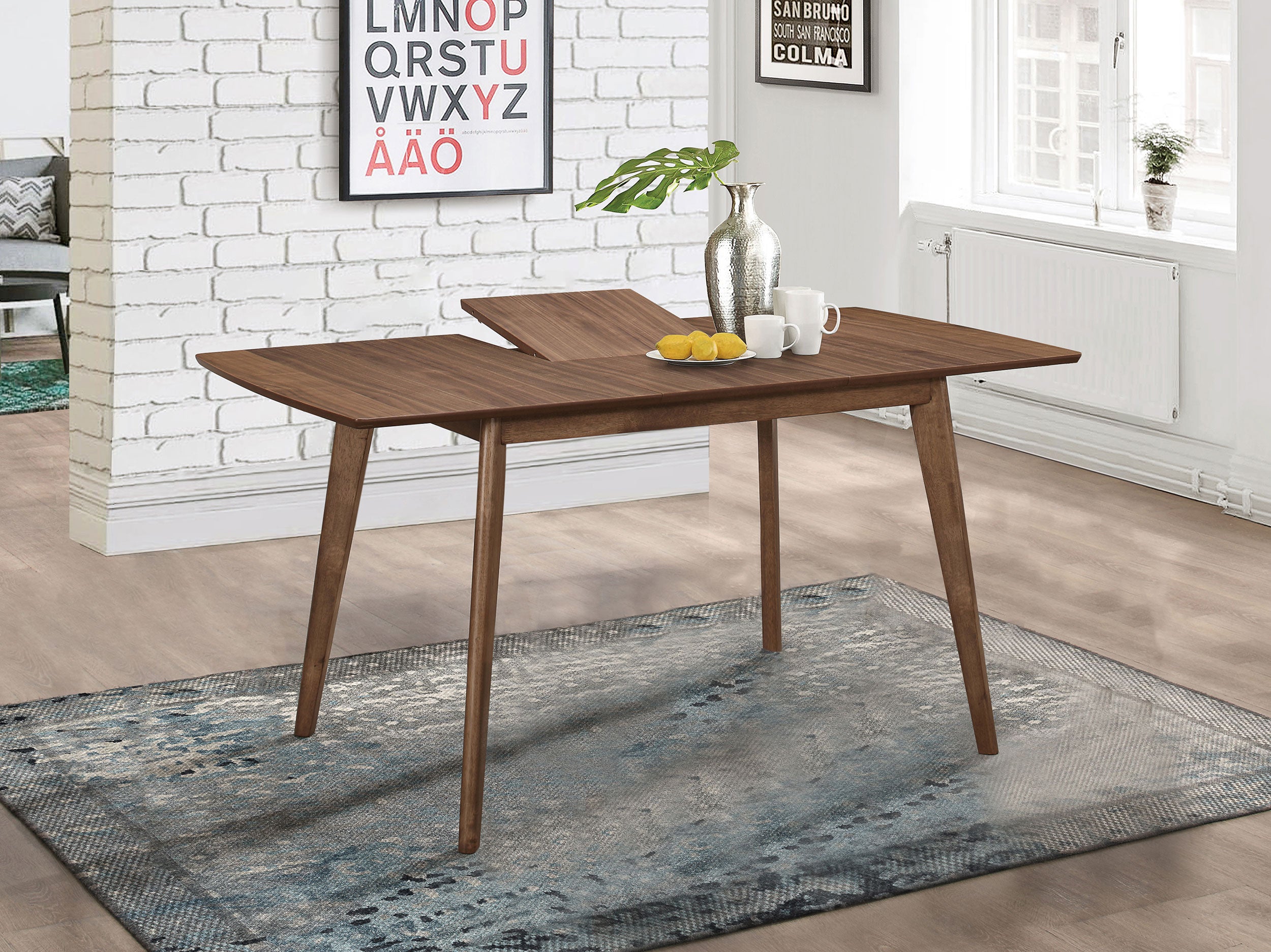 Alfredo Extension Dining Table - Ideal Furniture (Fresno,CA)