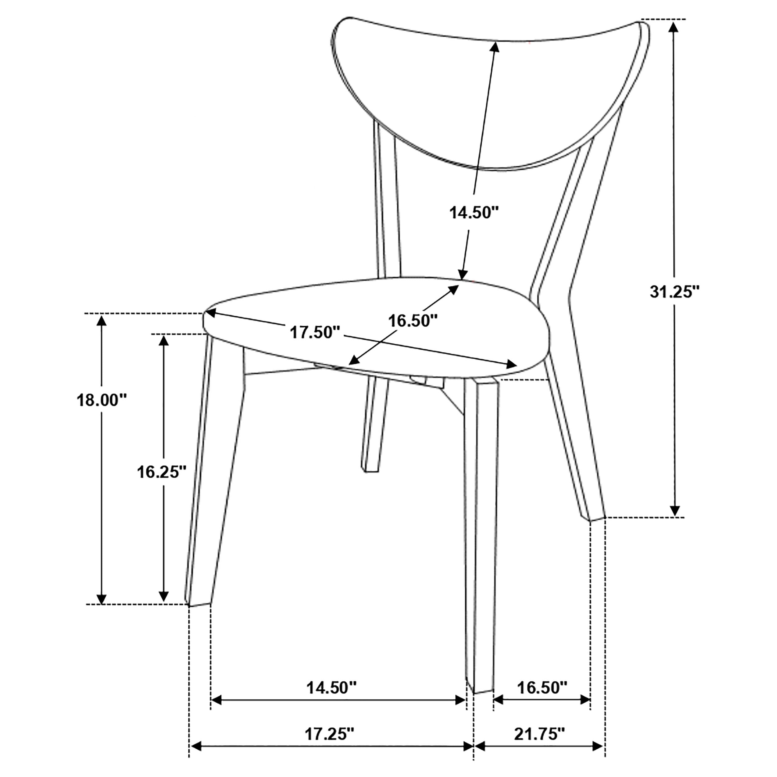 Alfredo Dining Side Chair - Ideal Furniture (Fresno,CA)
