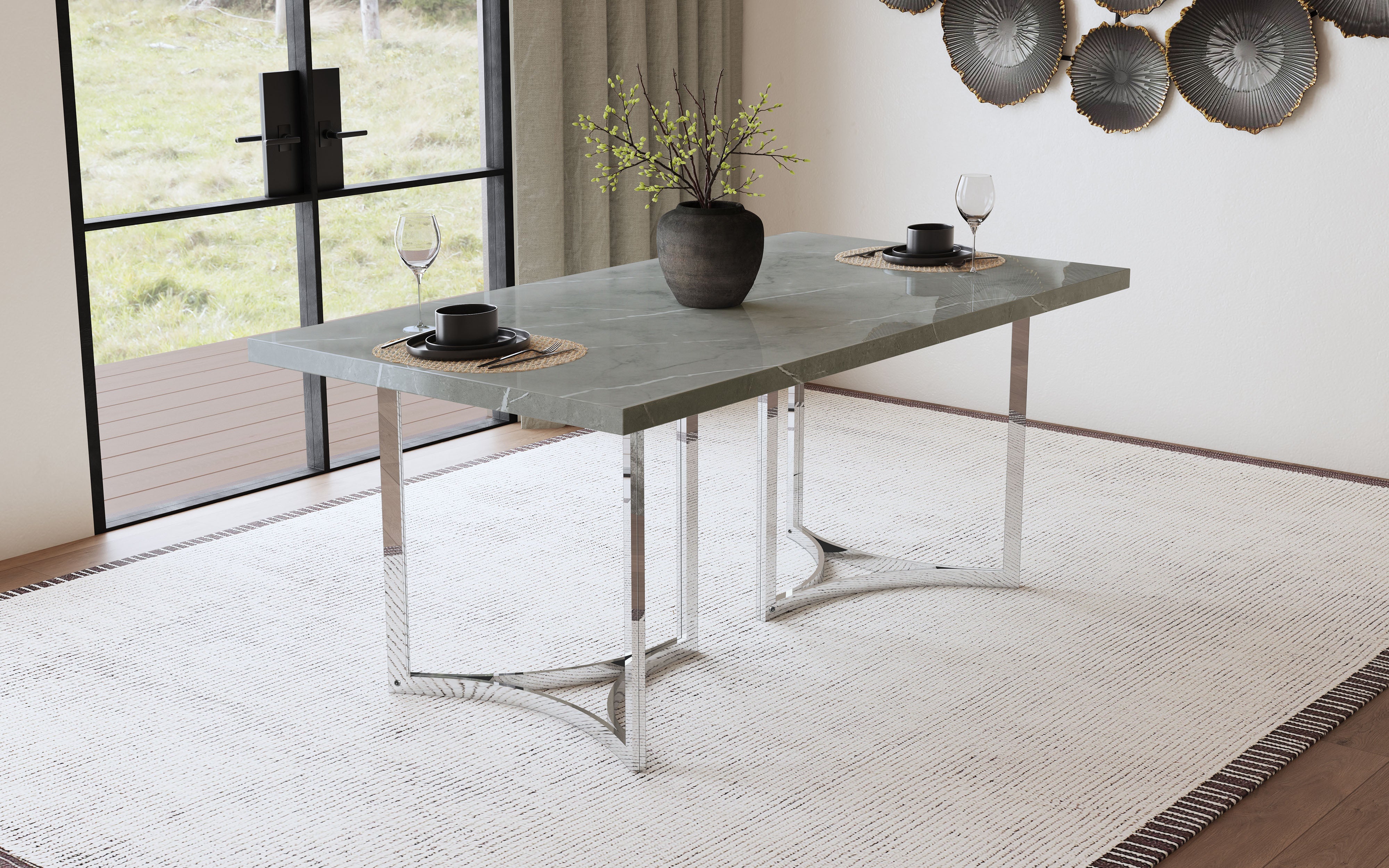 Sterling Dining Table - Ideal Furniture (Fresno,CA)