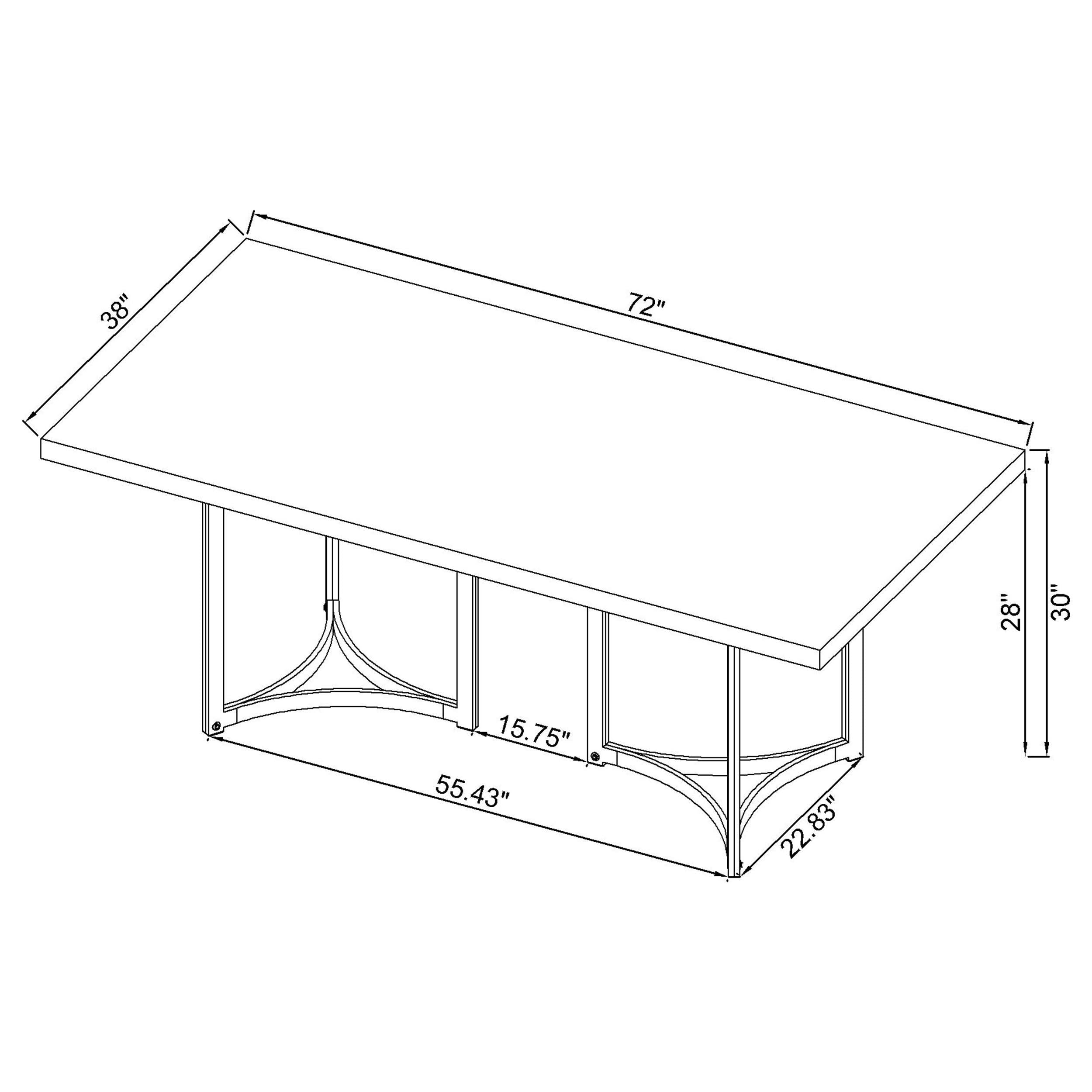 Sterling Dining Table - Ideal Furniture (Fresno,CA)