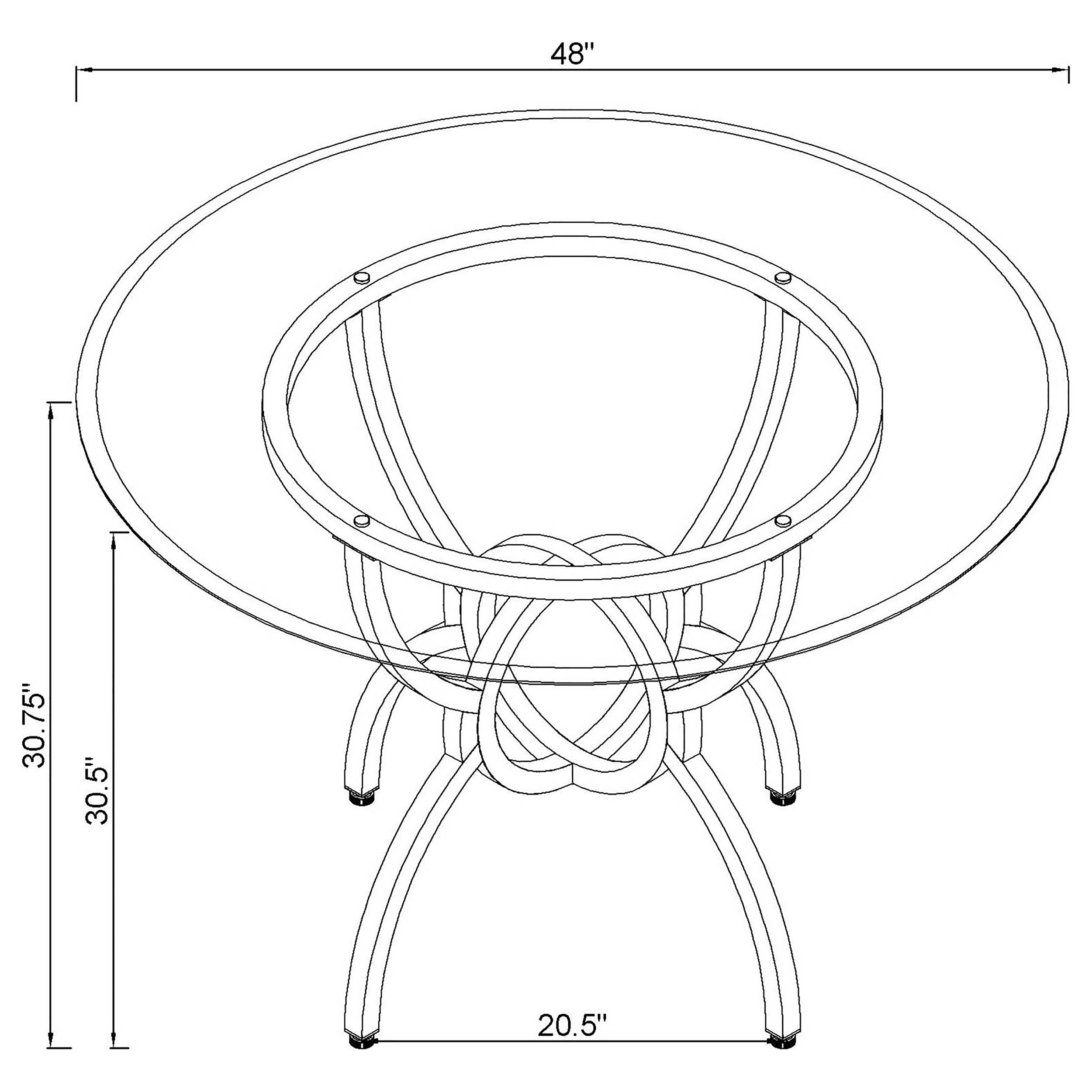 Aviano Dining Set - Ideal Furniture (Fresno,CA)