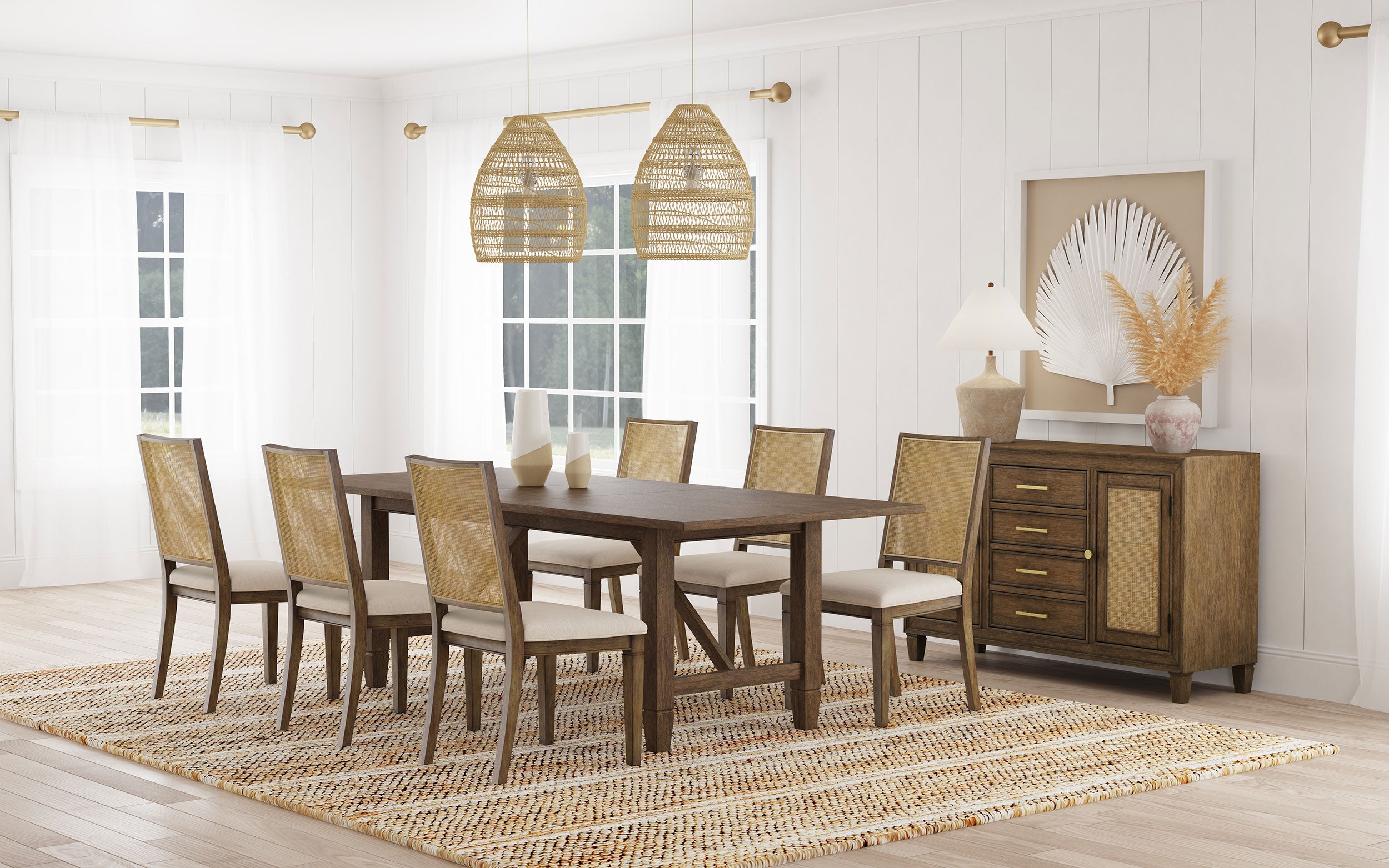 Matisse Dining Set - Ideal Furniture (Fresno,CA)