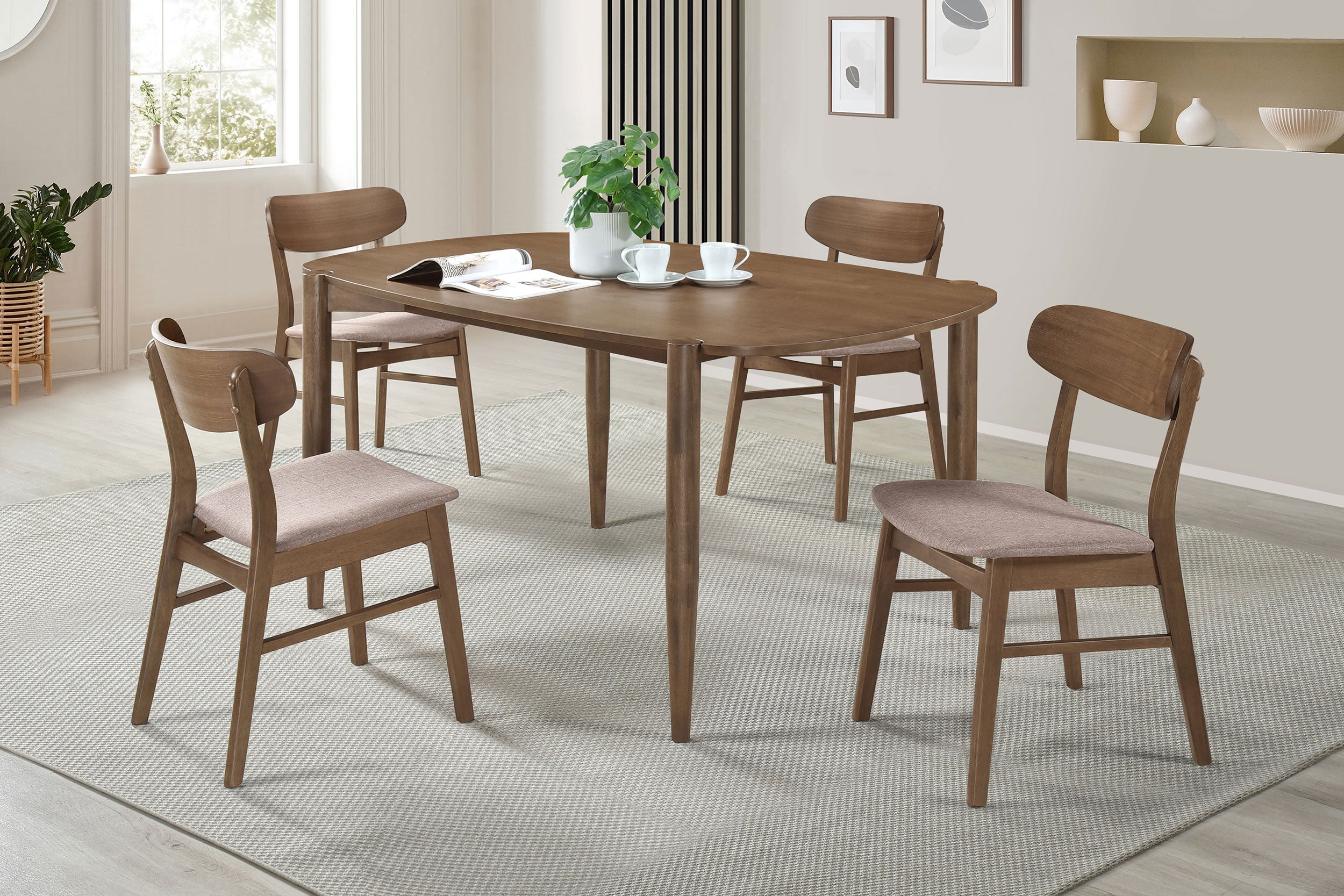 Dortch Dining Set - Ideal Furniture (Fresno,CA)