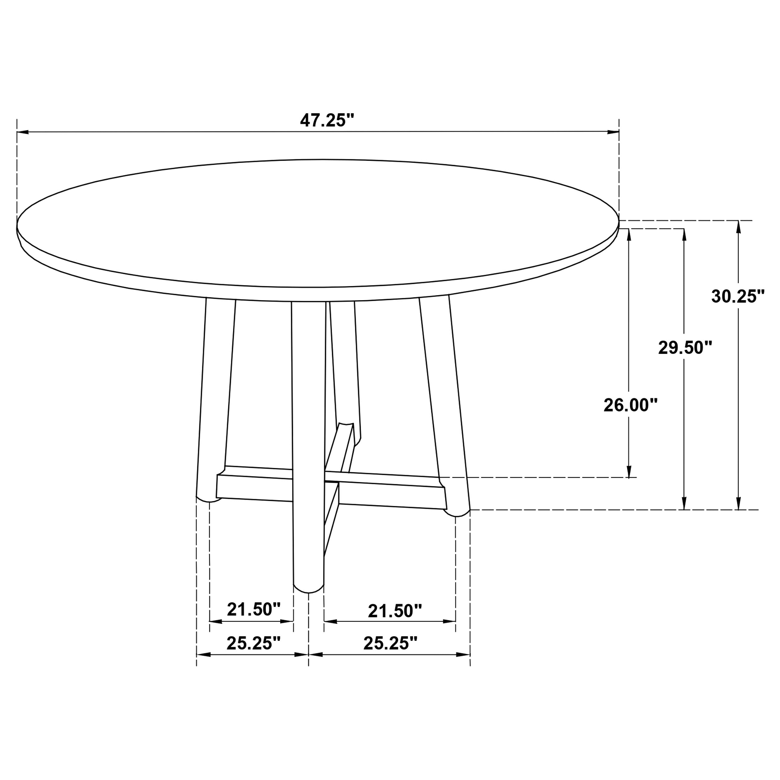 Dinah Dining Table - Ideal Furniture (Fresno,CA)