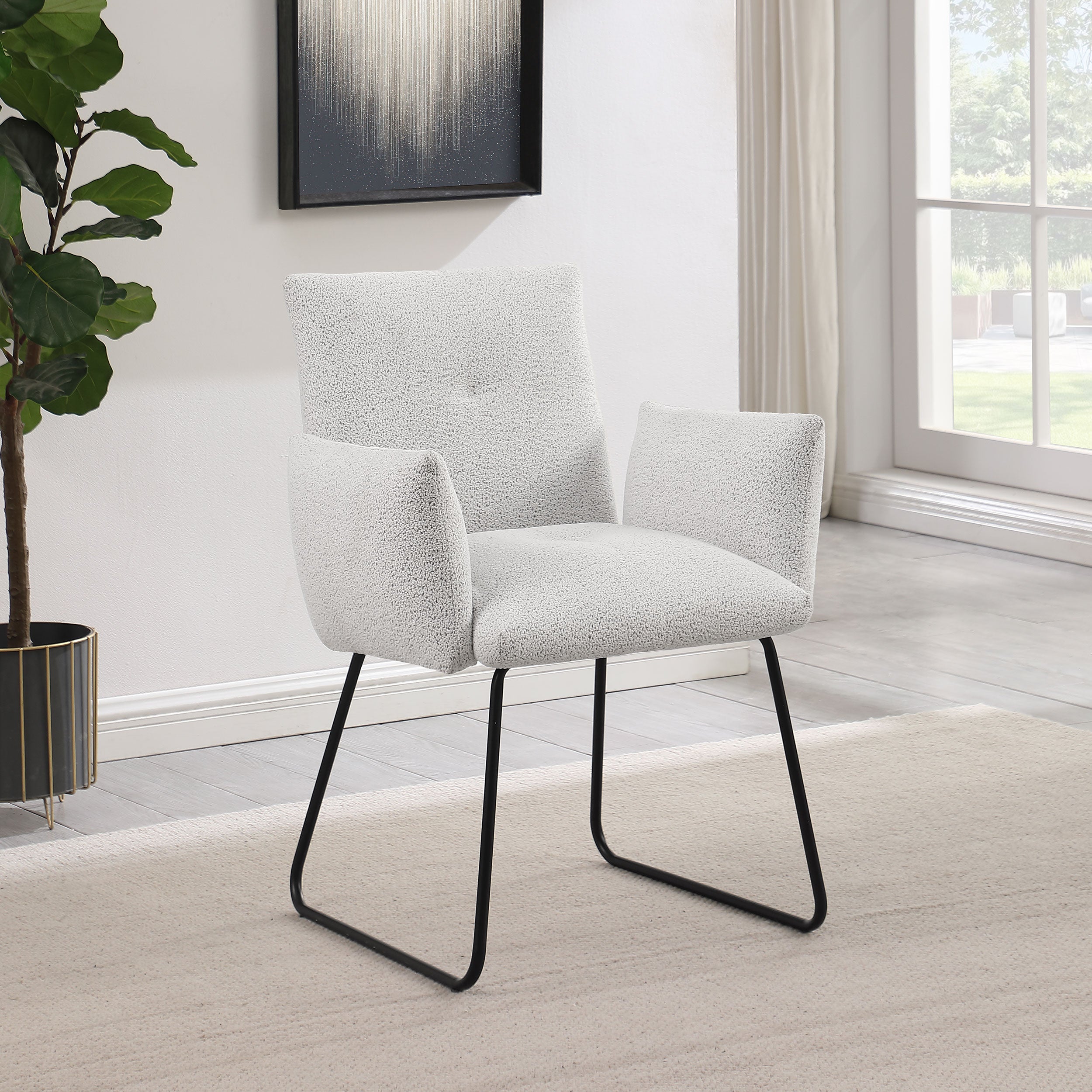 Ackland Dining Arm Chair - Ideal Furniture (Fresno,CA)