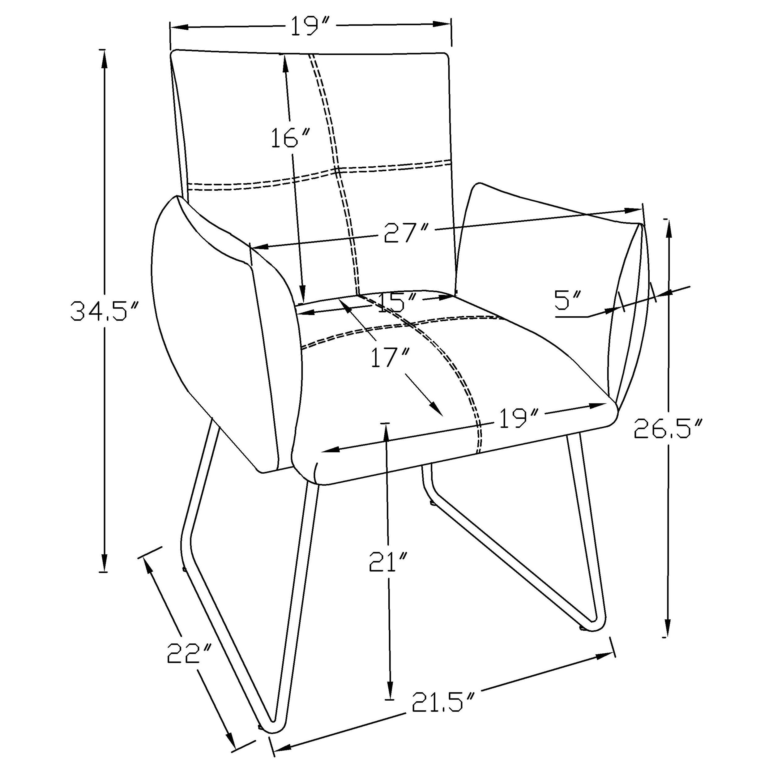 Ackland Dining Arm Chair - Ideal Furniture (Fresno,CA)