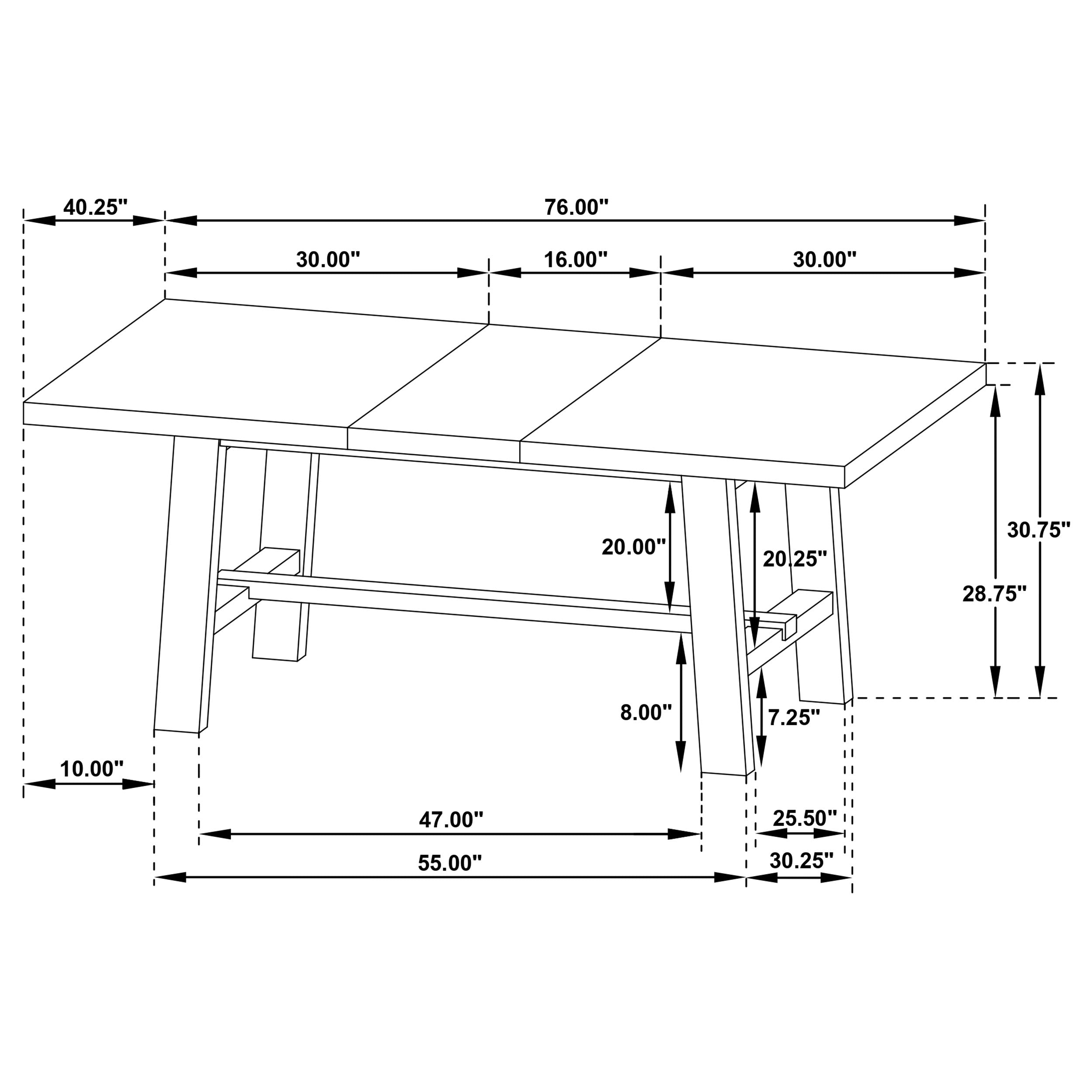 Middleton Extension Dining Table - Ideal Furniture (Fresno,CA)