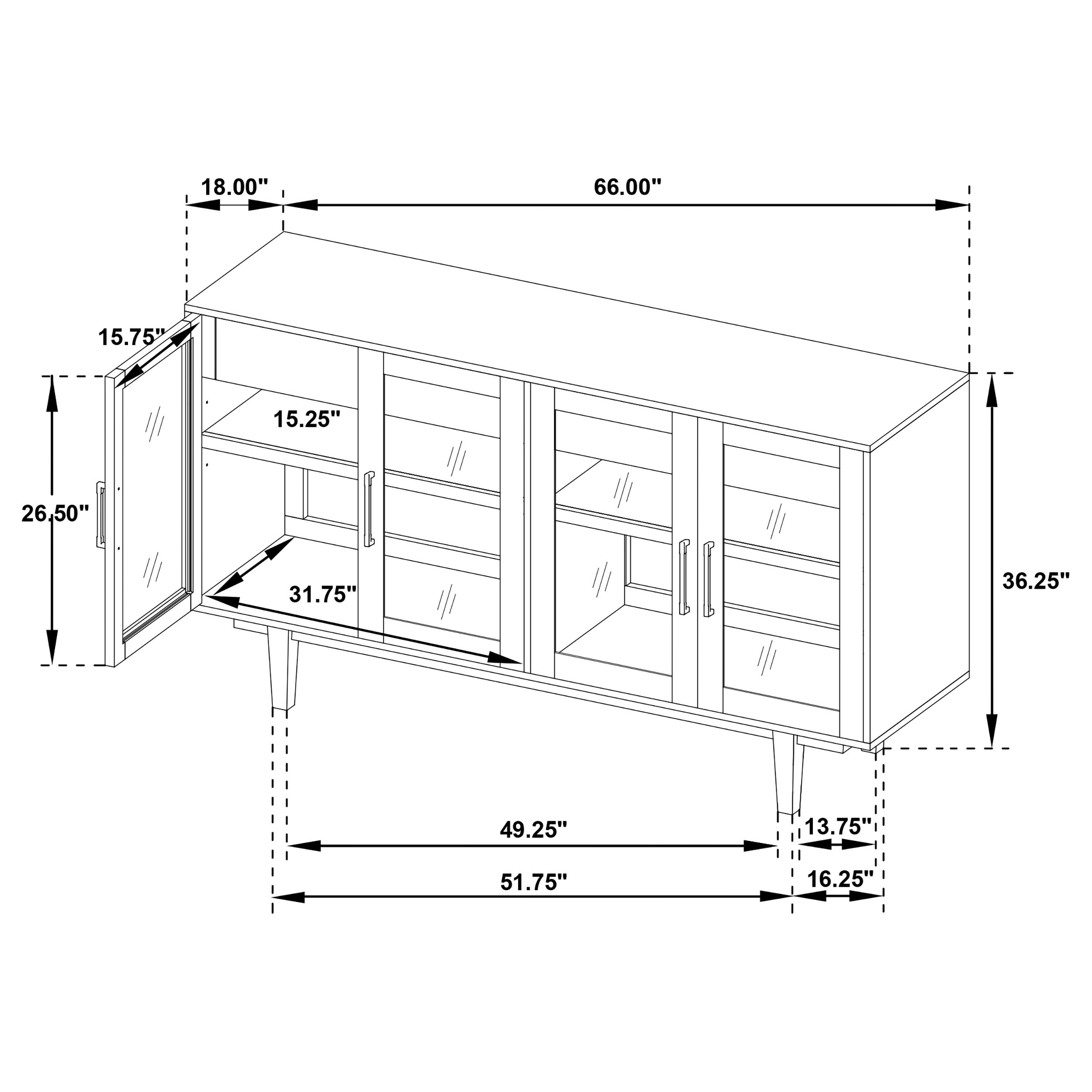 Middleton Sideboard - Ideal Furniture (Fresno,CA)