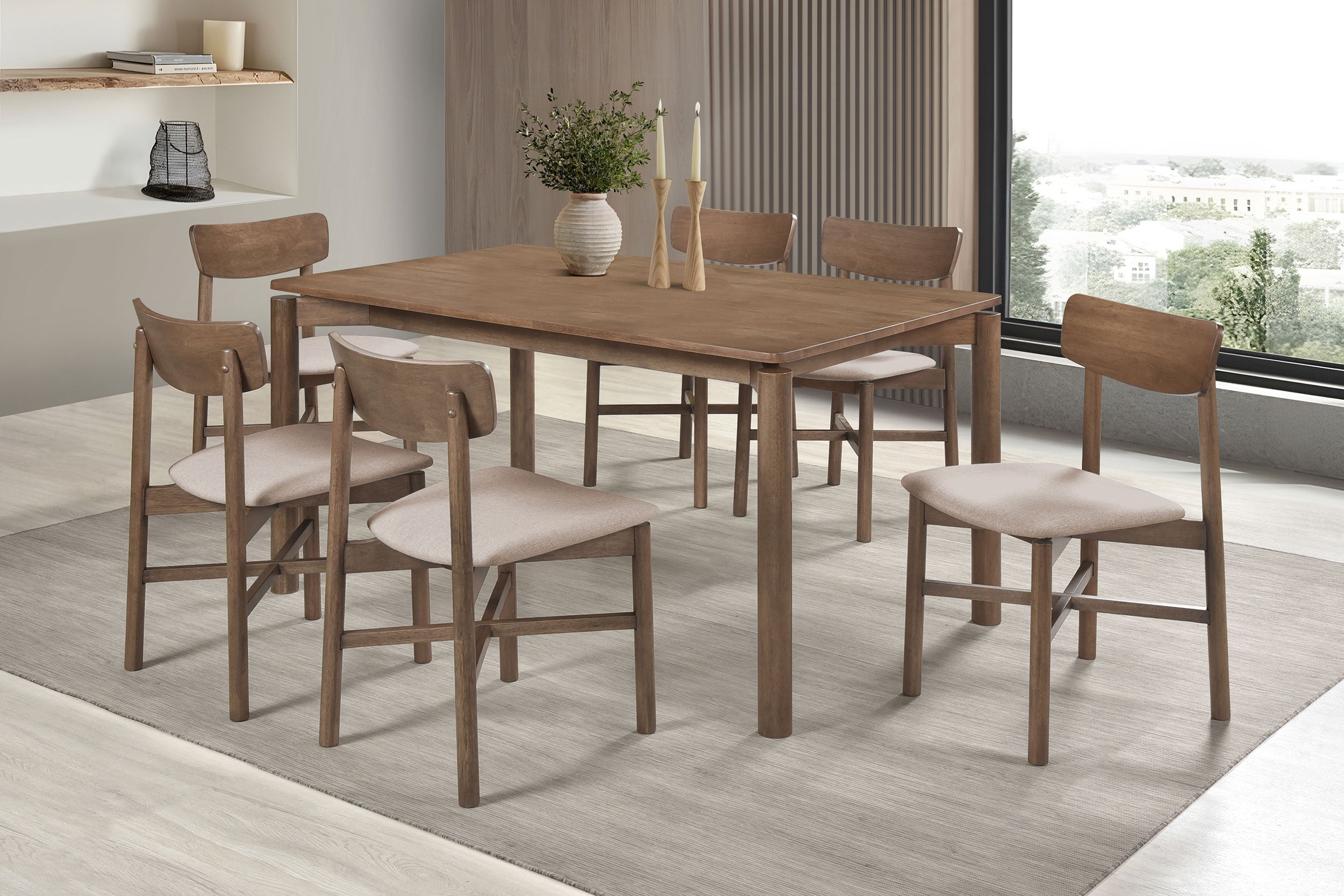 Parkridge Dining Set - Ideal Furniture (Fresno,CA)