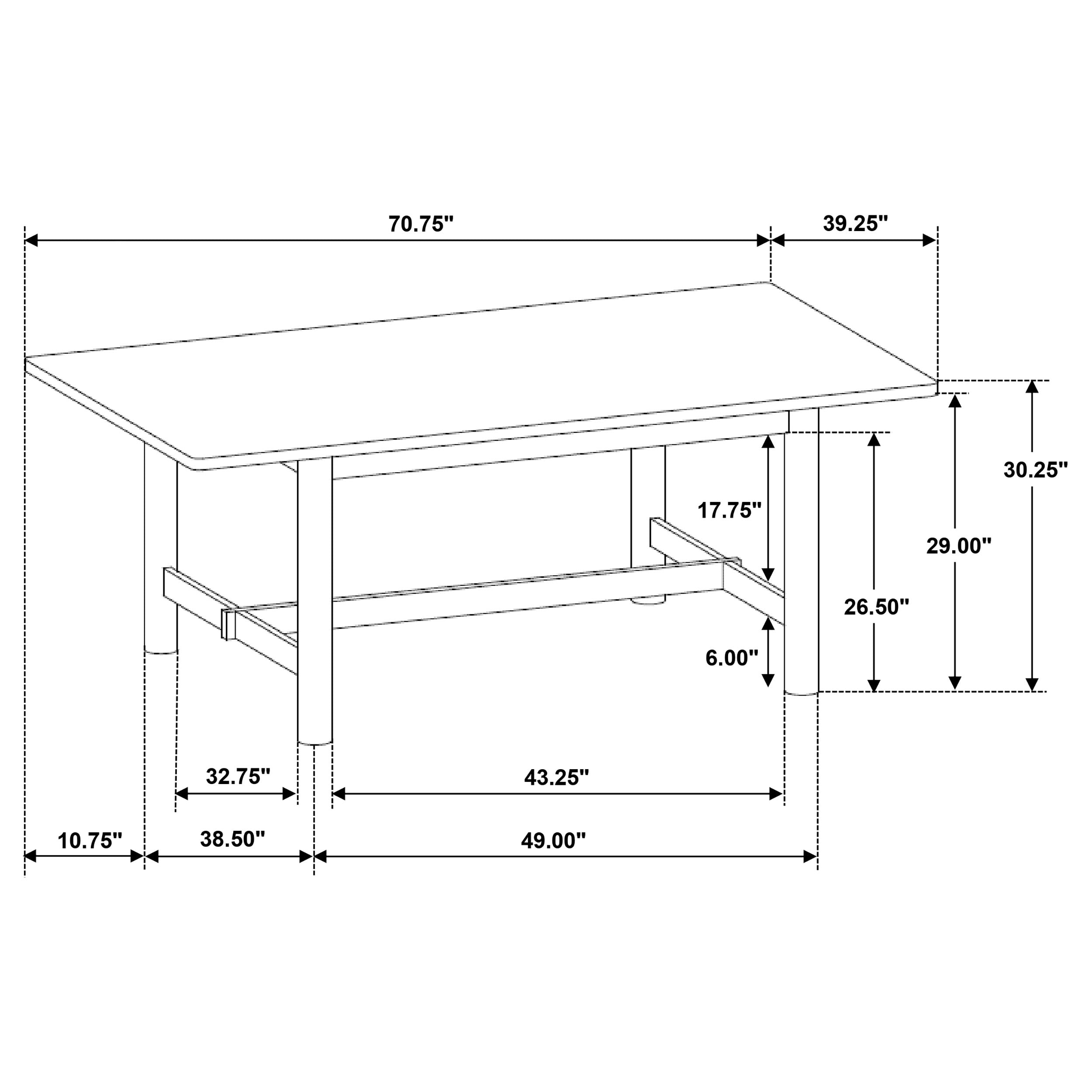 Crestmore Dining Set - Ideal Furniture (Fresno,CA)