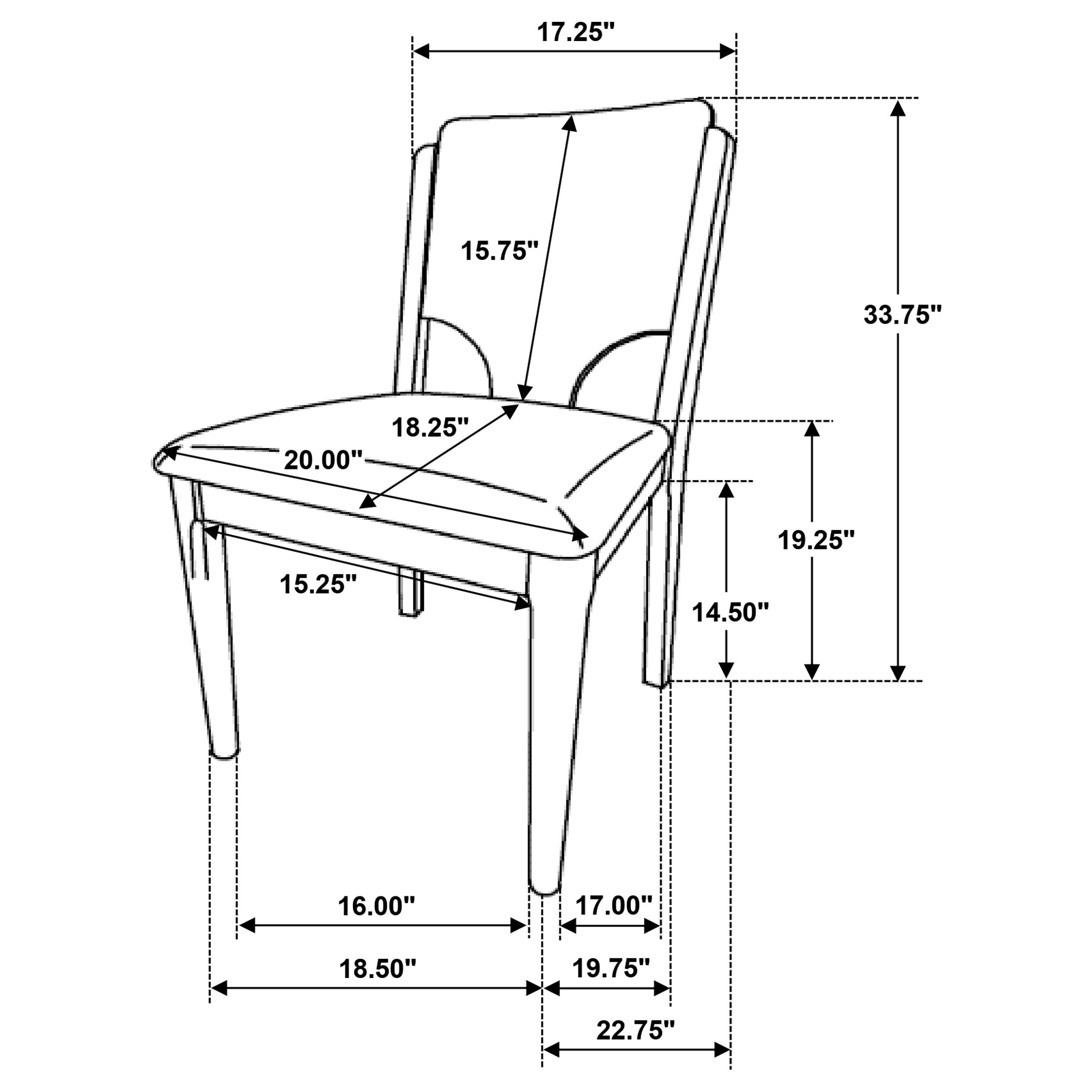 Crestmore Dining Side Chair - Ideal Furniture (Fresno,CA)