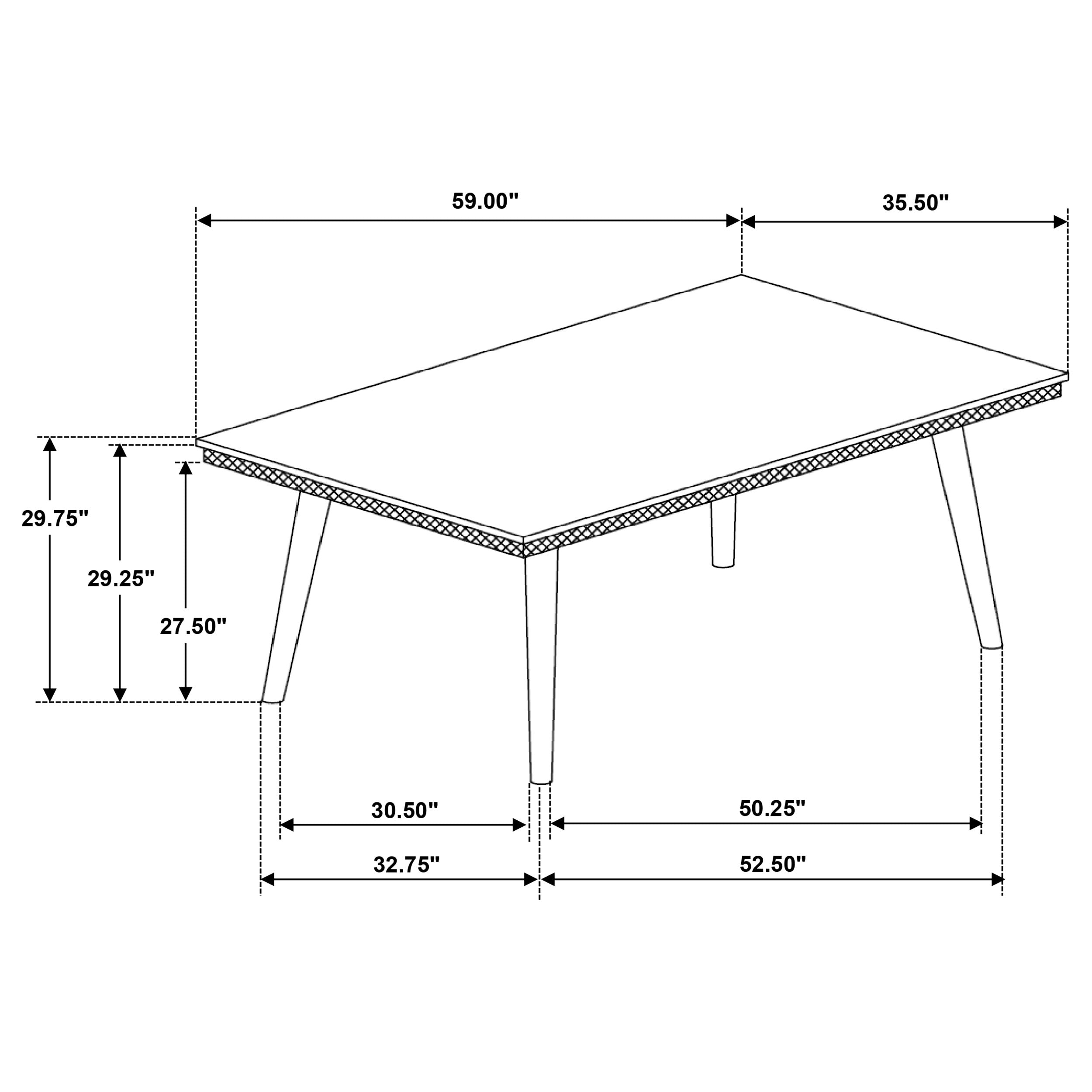 Onslow Dining Table - Ideal Furniture (Fresno,CA)