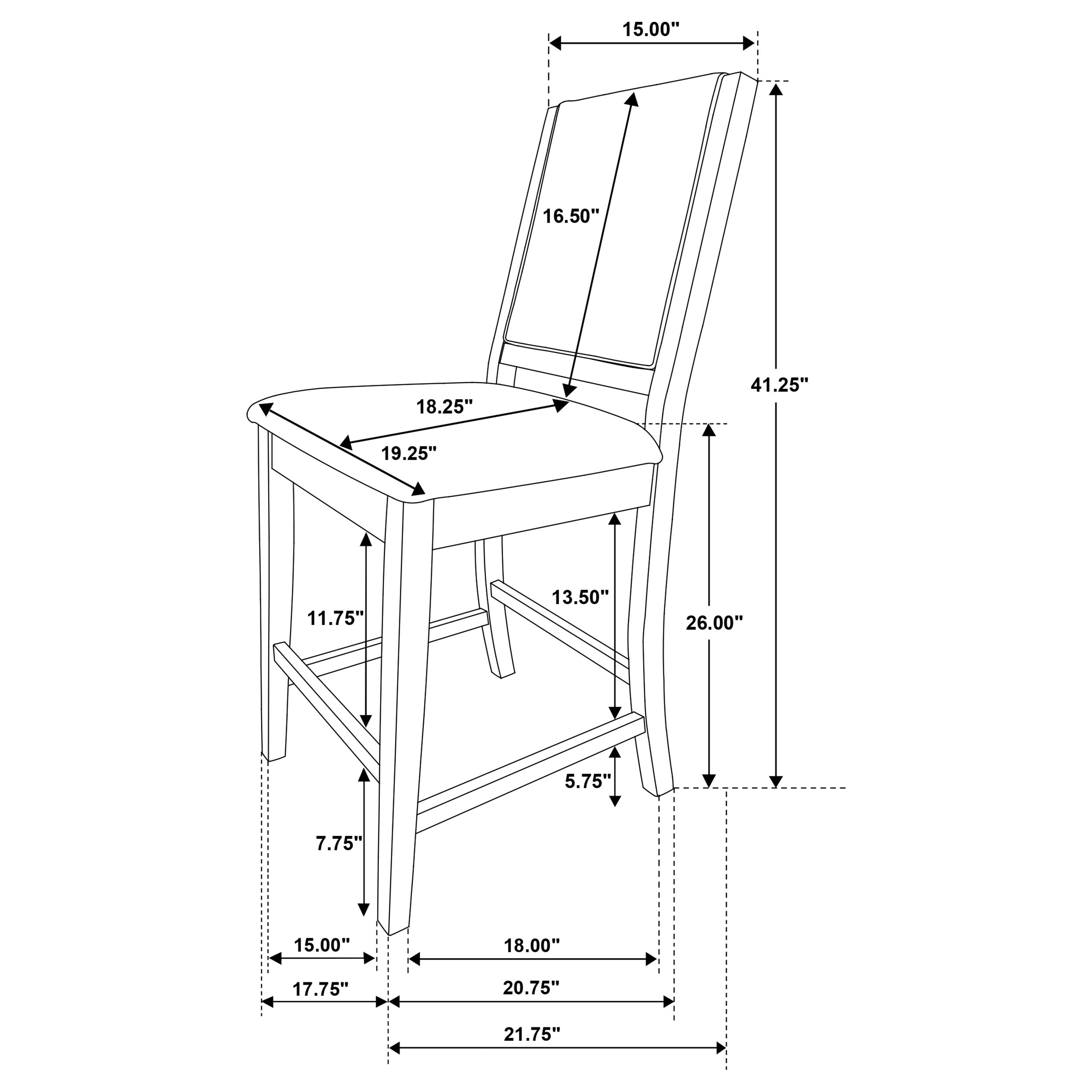 Patterson Counter Height Dining Set - Ideal Furniture (Fresno,CA)