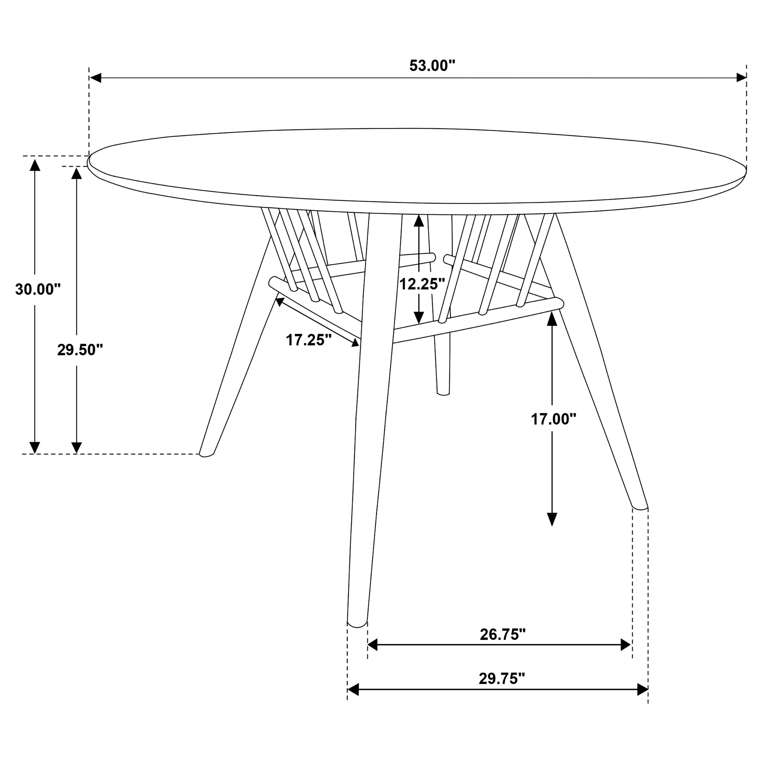 Everton Dining Table - Ideal Furniture (Fresno,CA)