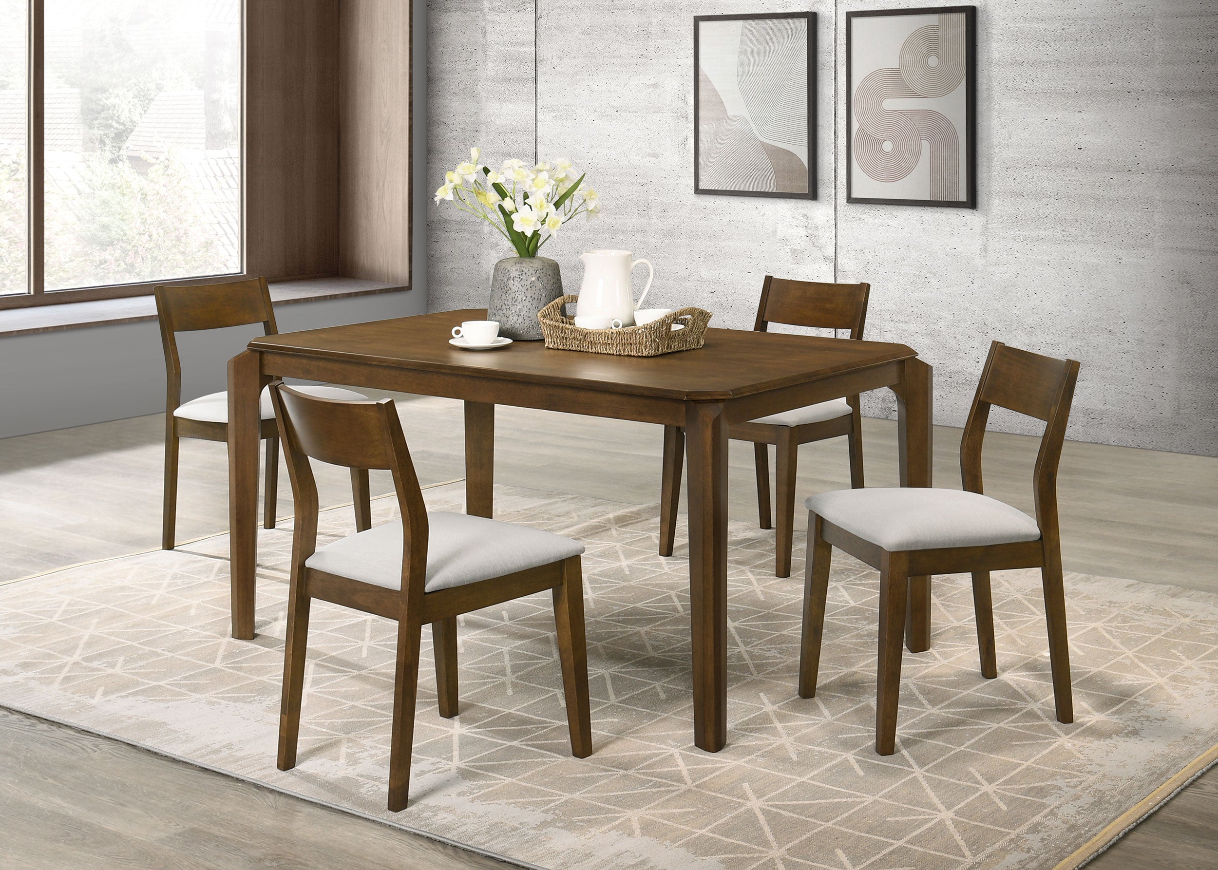 Almonte Dining Set - Ideal Furniture (Fresno,CA)
