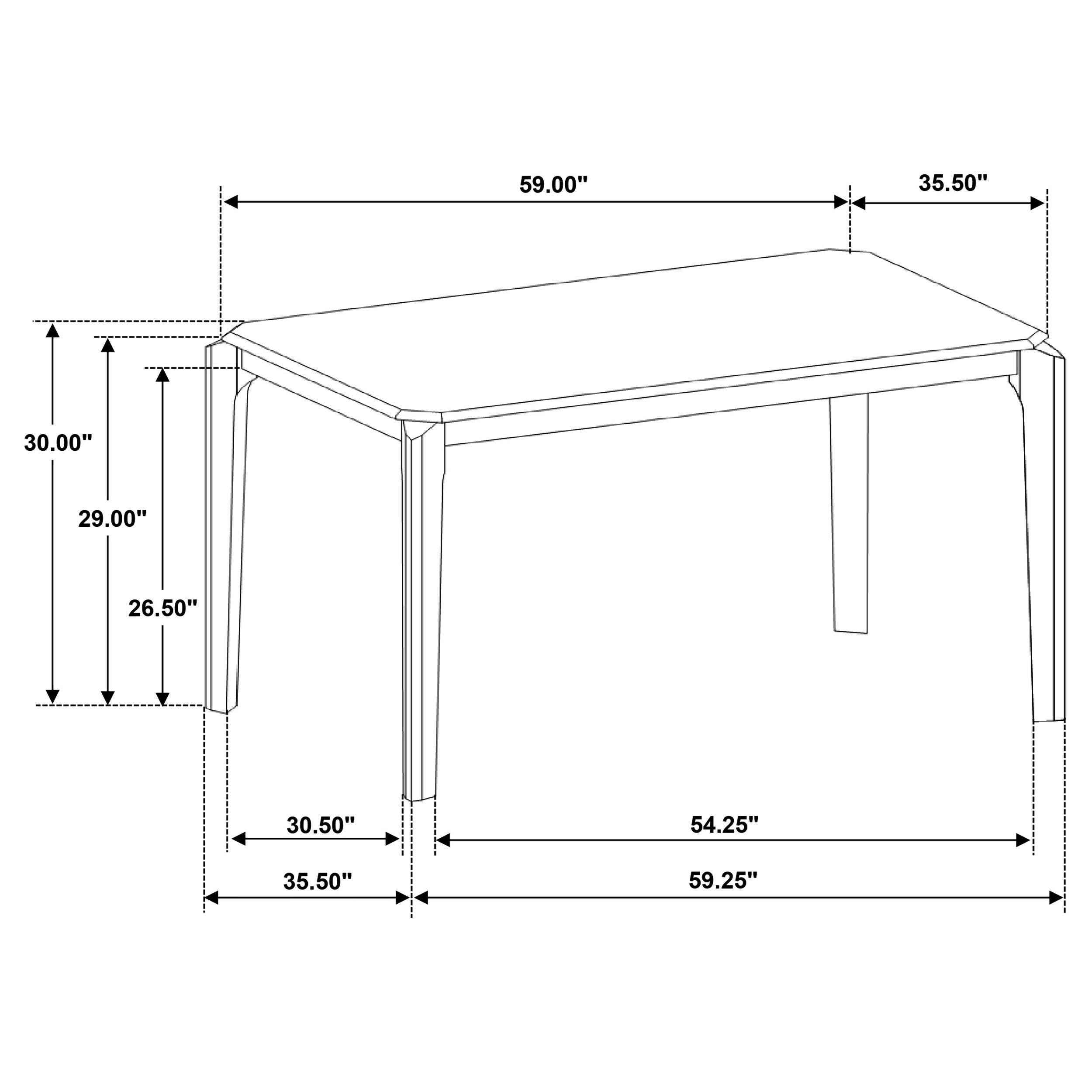 Almonte Dining Set - Ideal Furniture (Fresno,CA)