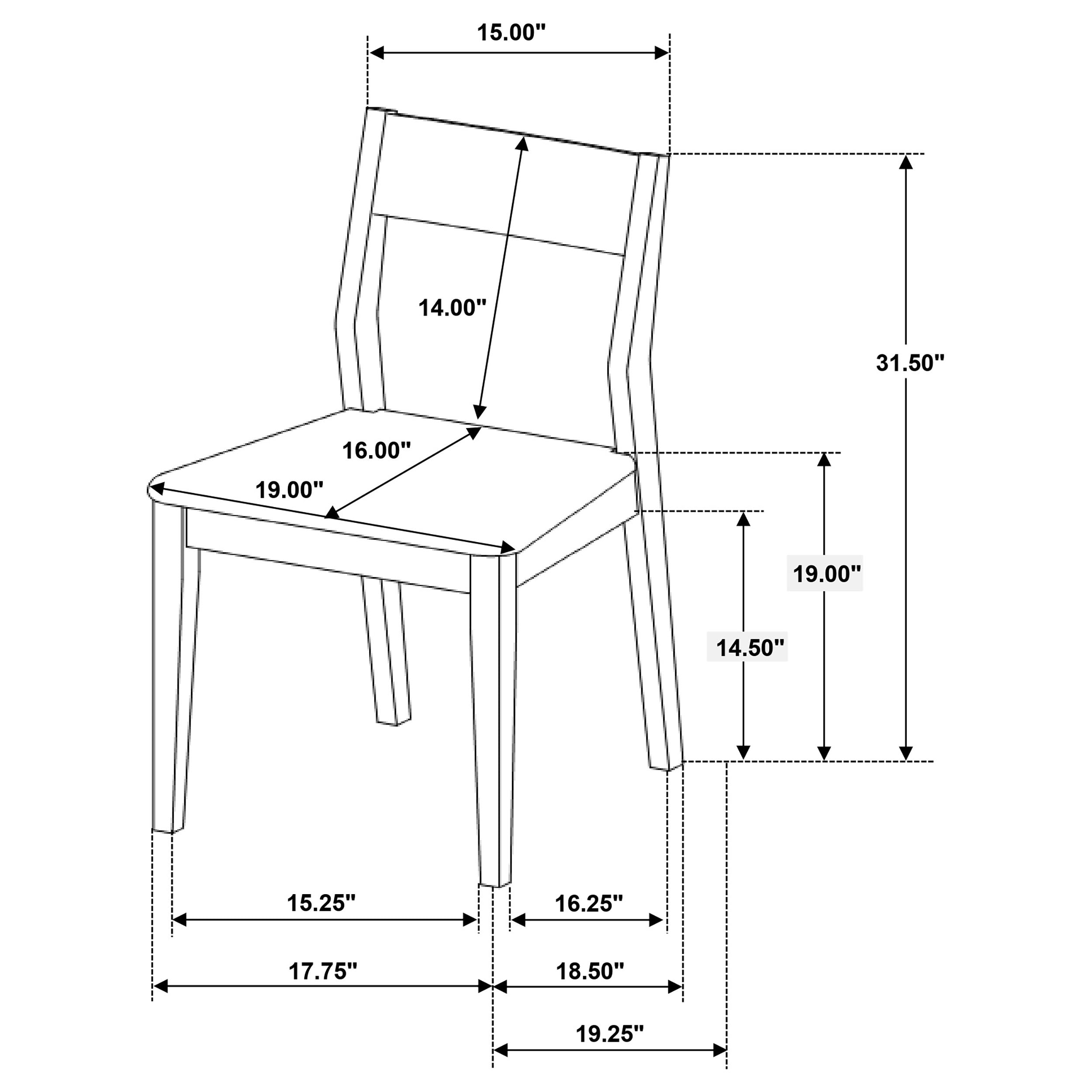 Almonte Dining Set - Ideal Furniture (Fresno,CA)