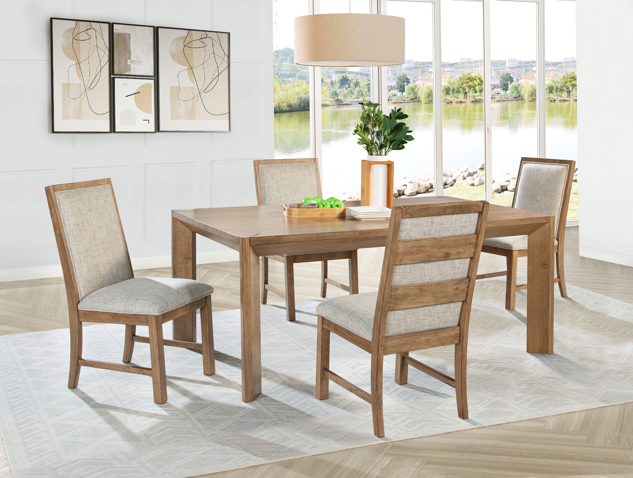 Bruner Dining Set - Ideal Furniture (Fresno,CA)