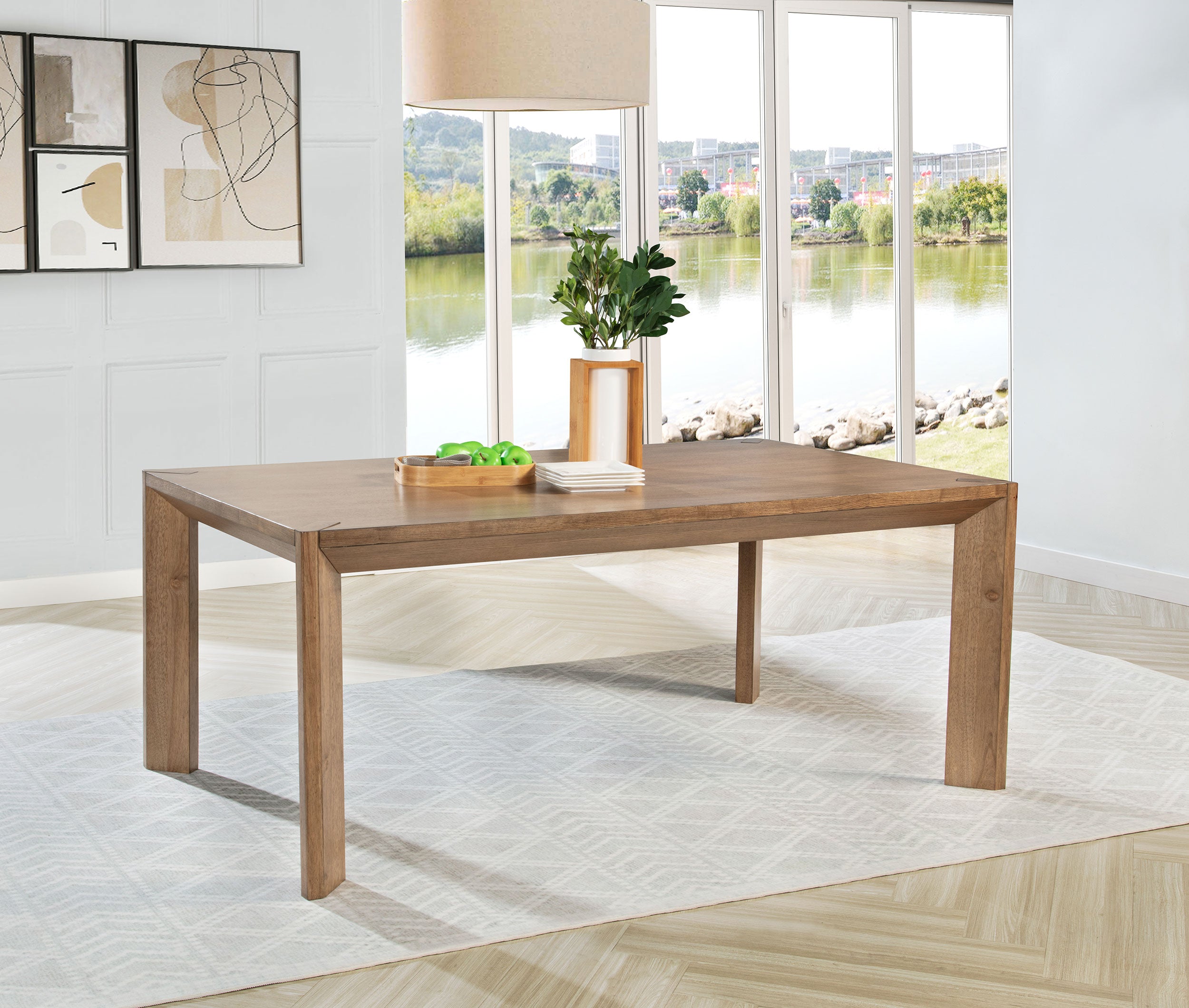 Bruner Dining Table - Ideal Furniture (Fresno,CA)